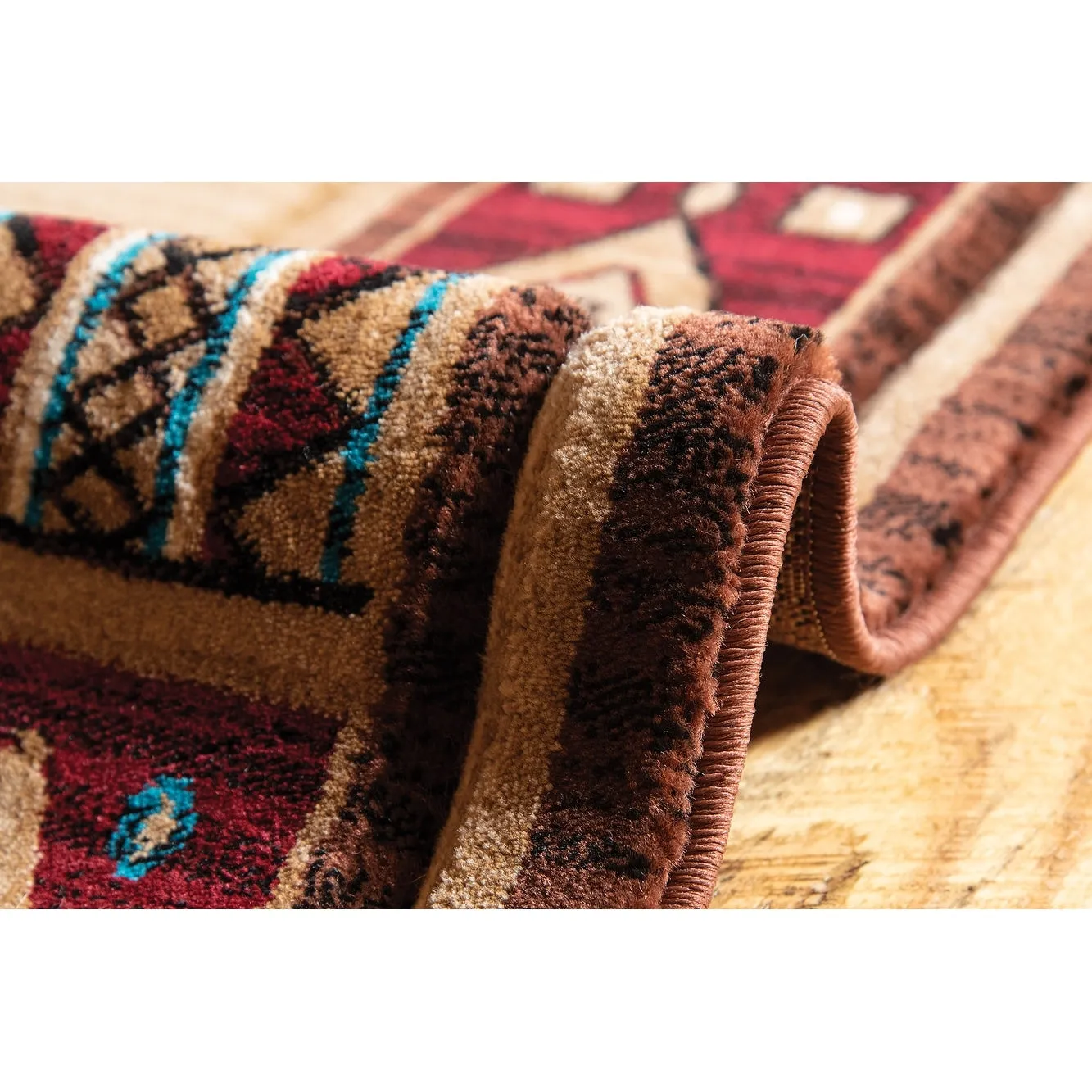 Westfield Home Graham Liberty Border Hand-carved Area Rug