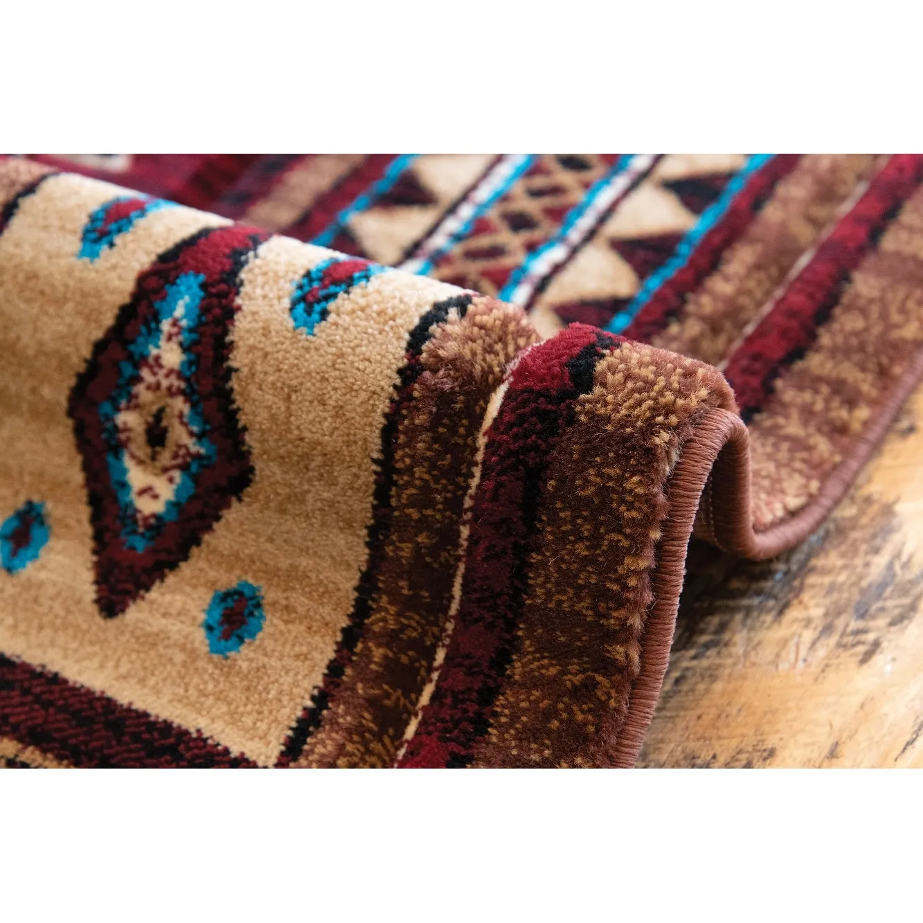 Westfield Home Graham Liberty Border Hand-carved Area Rug