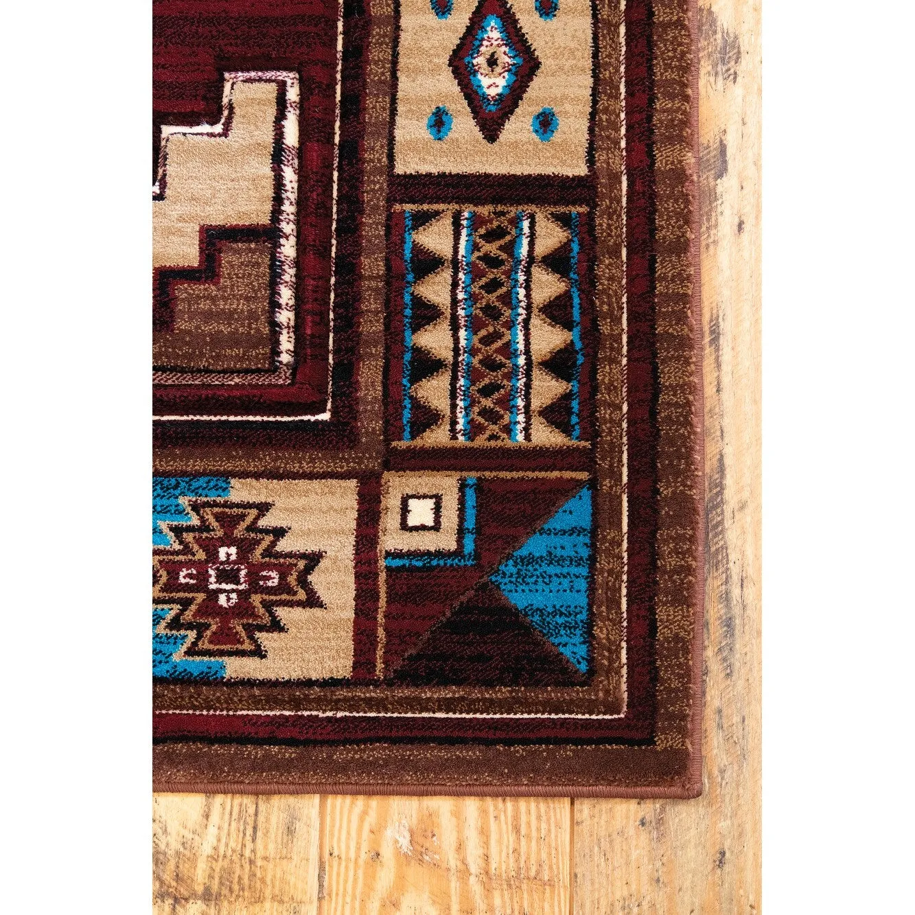 Westfield Home Graham Liberty Border Hand-carved Area Rug