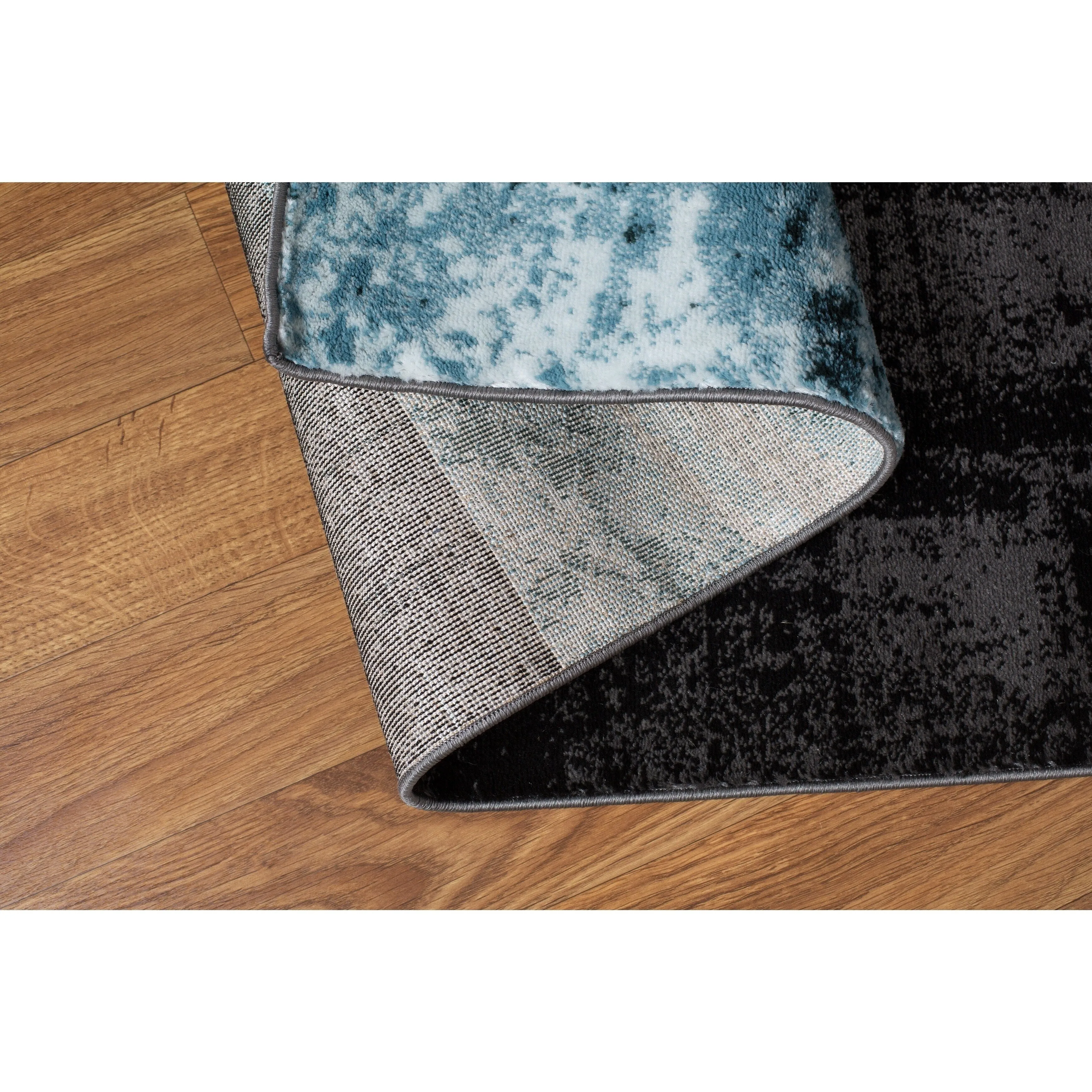 World Rug Gallery Abstract Polypropylene Machine-Made Circle Area Rug