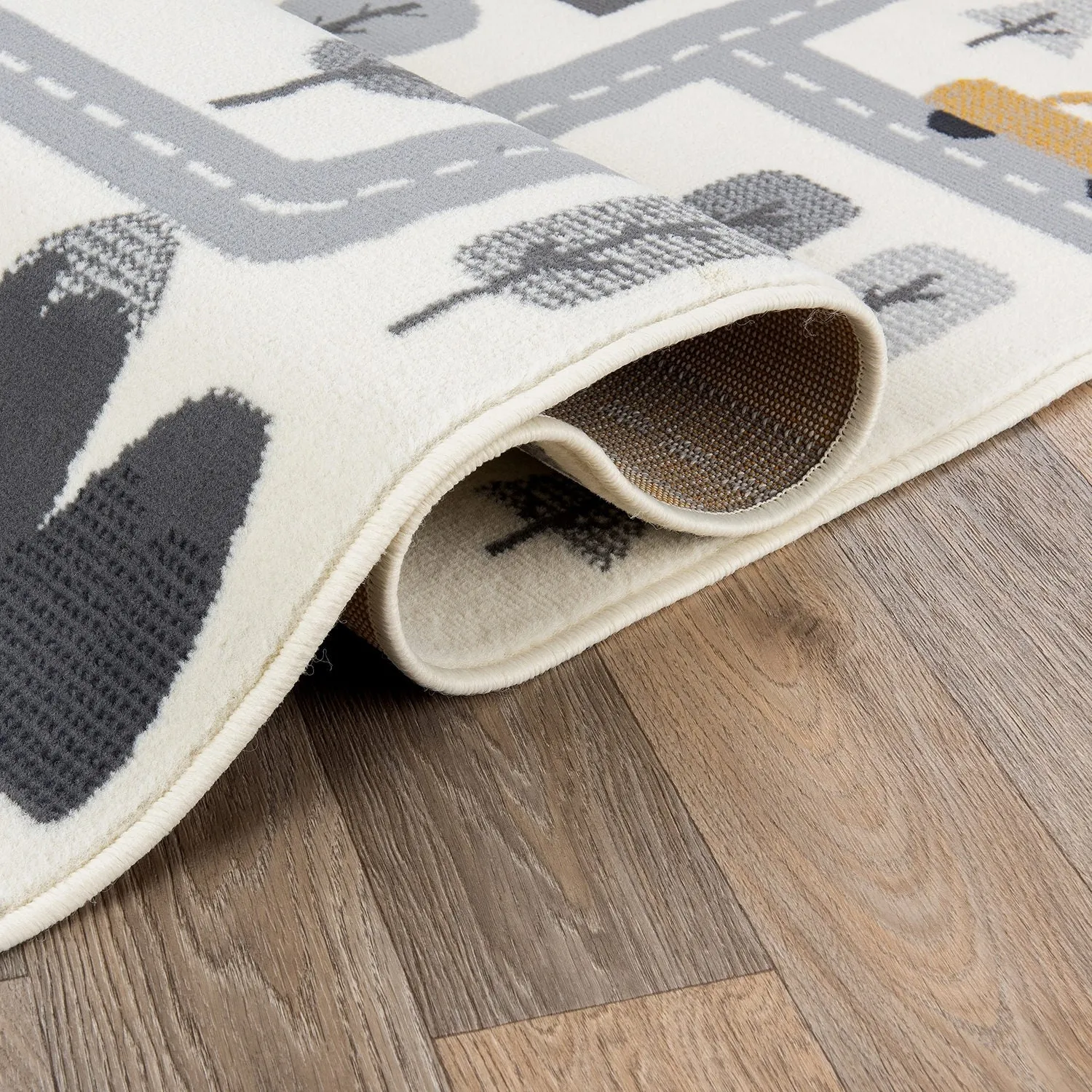 World Rug Gallery Adventureville Kids Play Road Area Rug