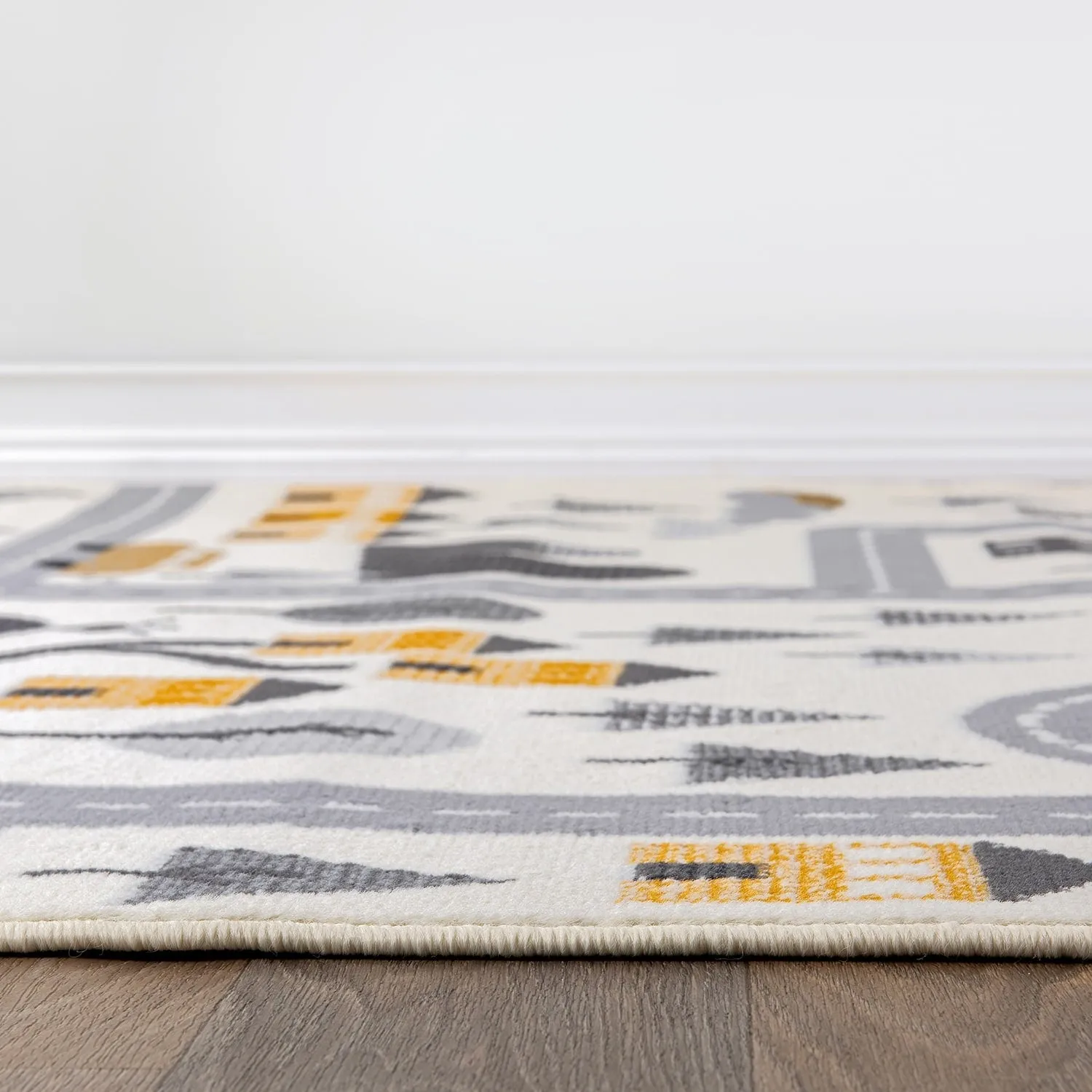 World Rug Gallery Adventureville Kids Play Road Area Rug