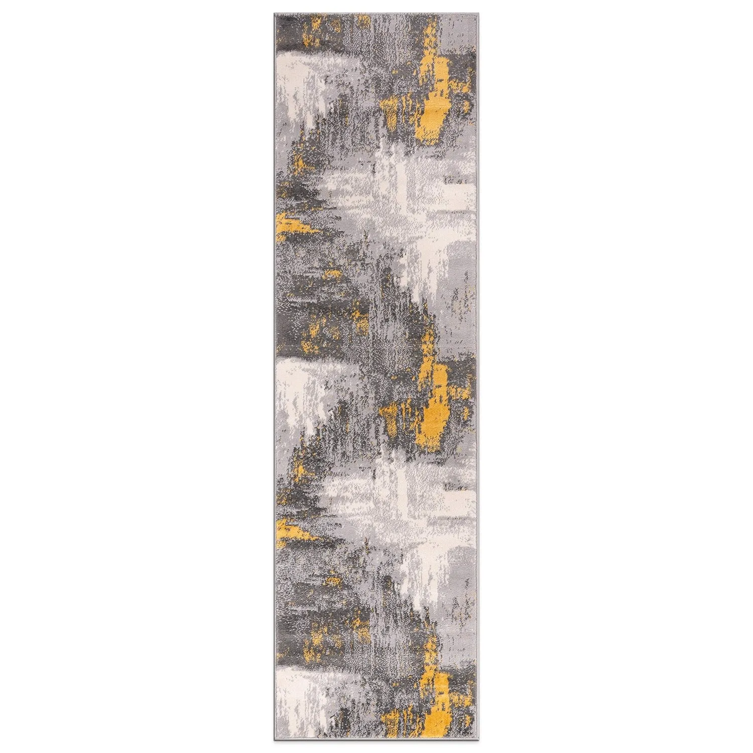 World Rug Gallery Bari Contemporary Abstract Art Area Rug