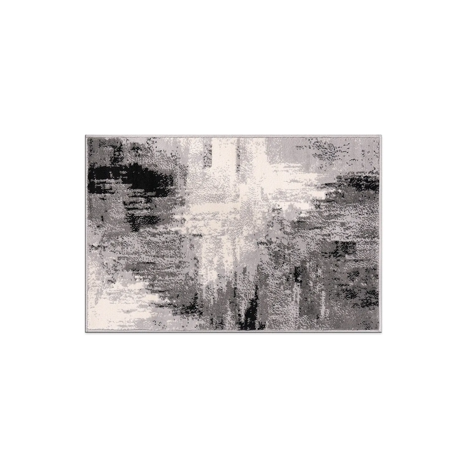 World Rug Gallery Bari Contemporary Abstract Art Area Rug