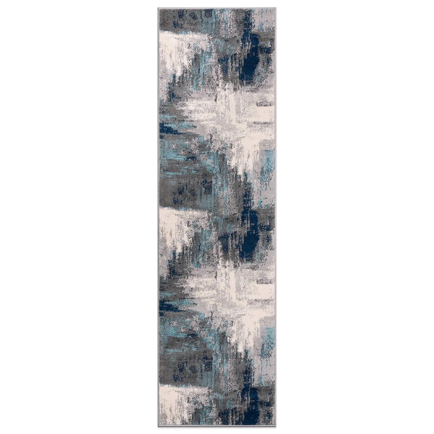 World Rug Gallery Bari Contemporary Abstract Art Area Rug
