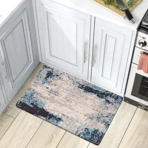 World Rug Gallery Contemporary Abstract Anti Fatigue Standing Mat