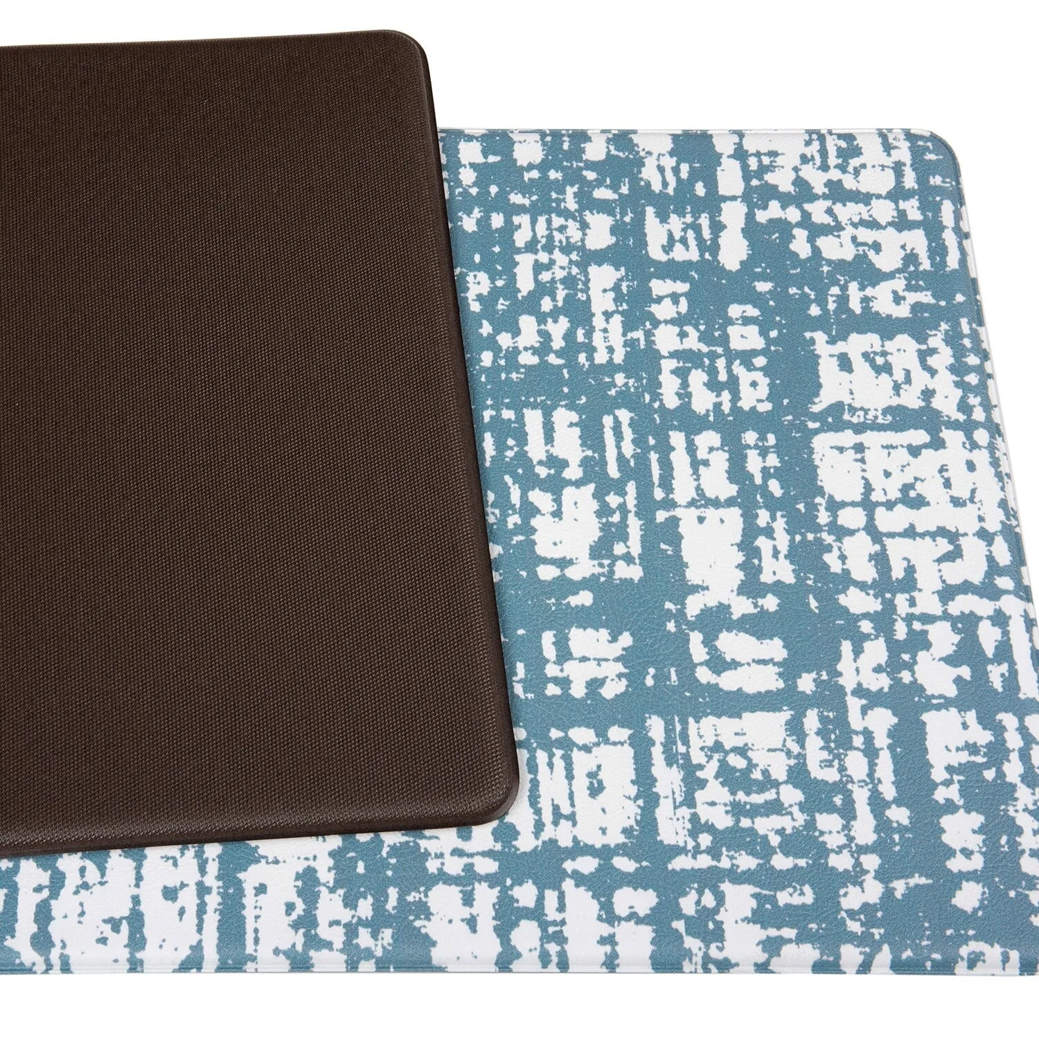 World Rug Gallery Contemporary Abstract Anti-Fatigue Standing Mat