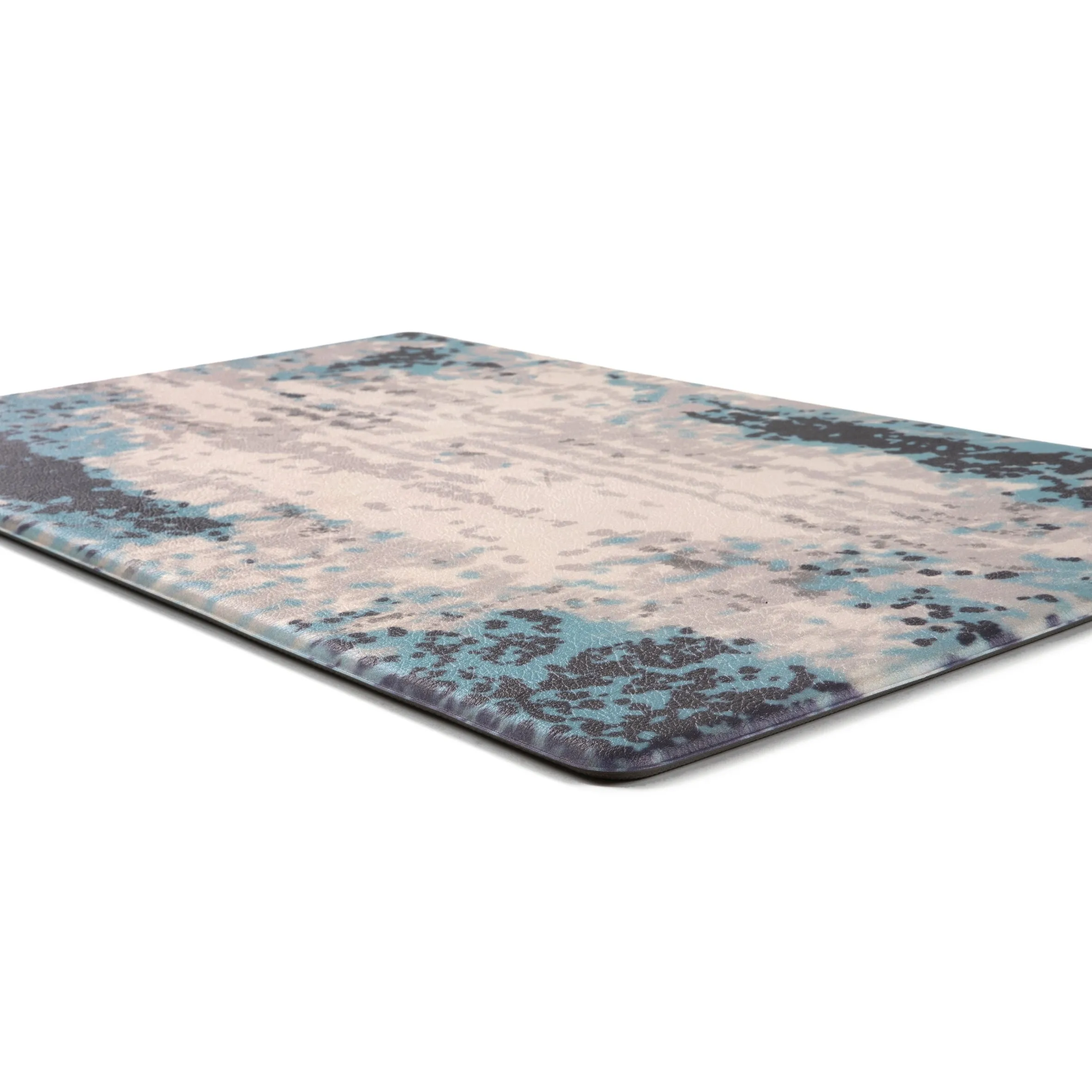 World Rug Gallery Contemporary Abstract Anti Fatigue Standing Mat