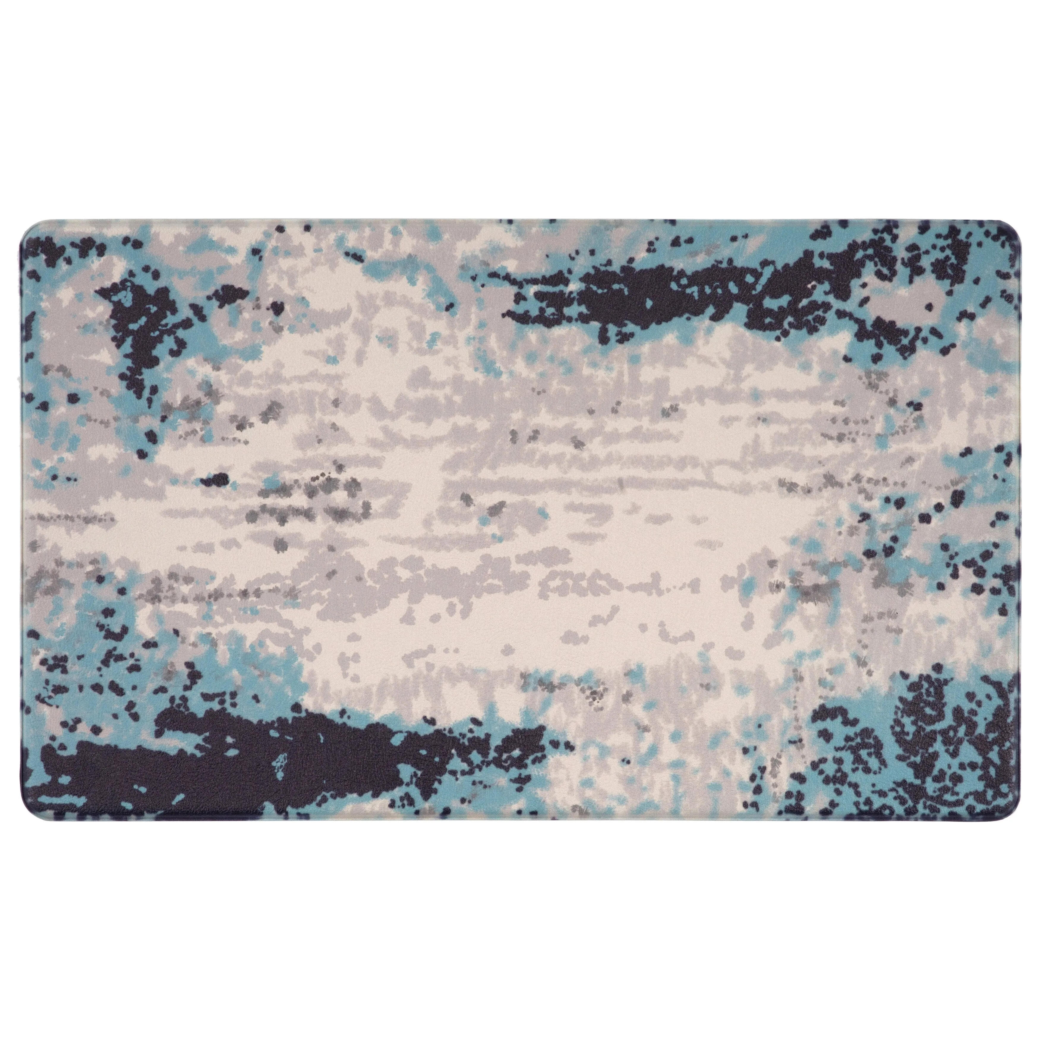 World Rug Gallery Contemporary Abstract Anti Fatigue Standing Mat
