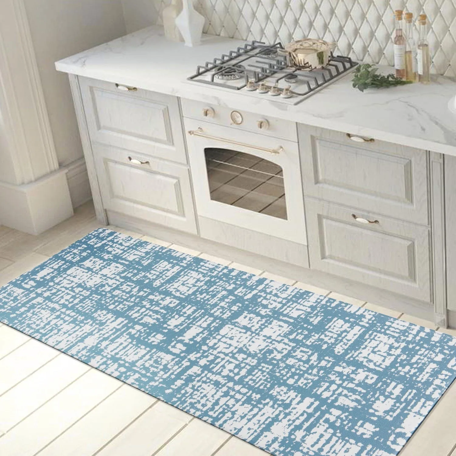 World Rug Gallery Contemporary Abstract Anti-Fatigue Standing Mat