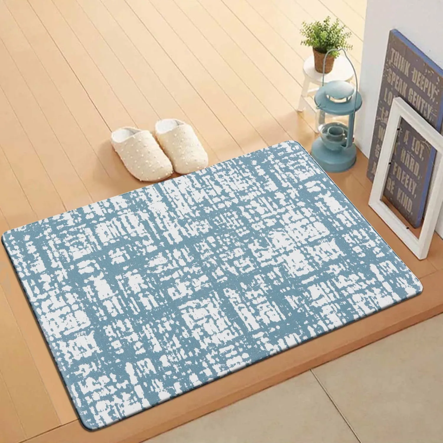 World Rug Gallery Contemporary Abstract Anti-Fatigue Standing Mat
