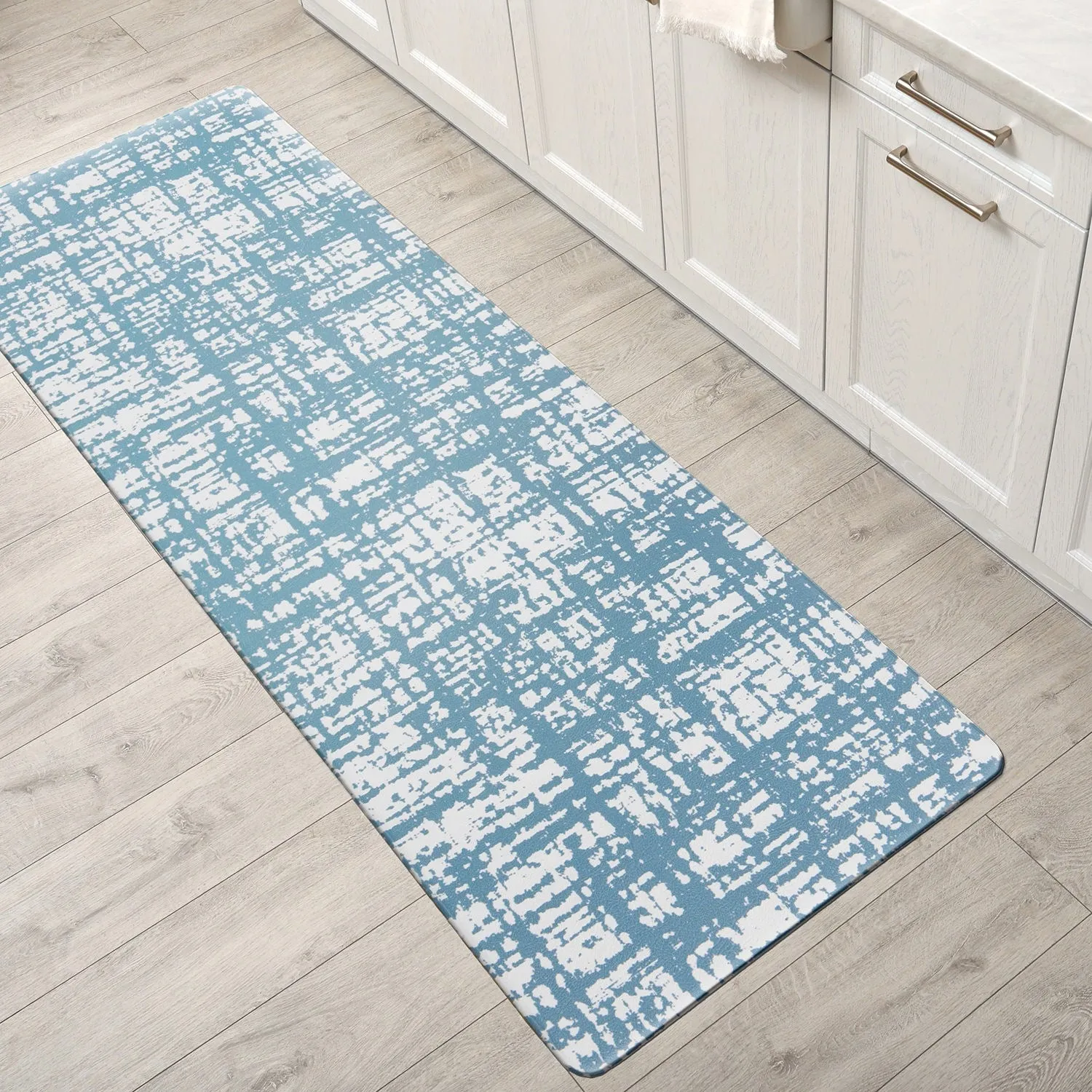 World Rug Gallery Contemporary Abstract Anti-Fatigue Standing Mat