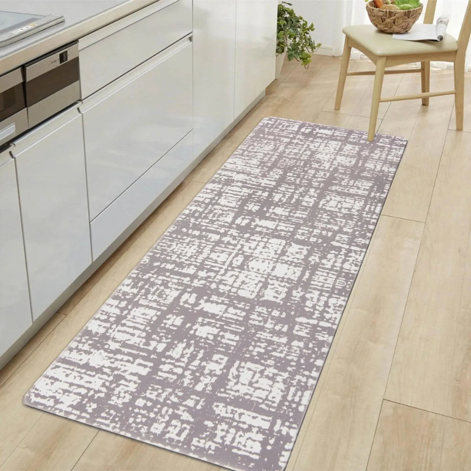 World Rug Gallery Contemporary Abstract Anti-Fatigue Standing Mat