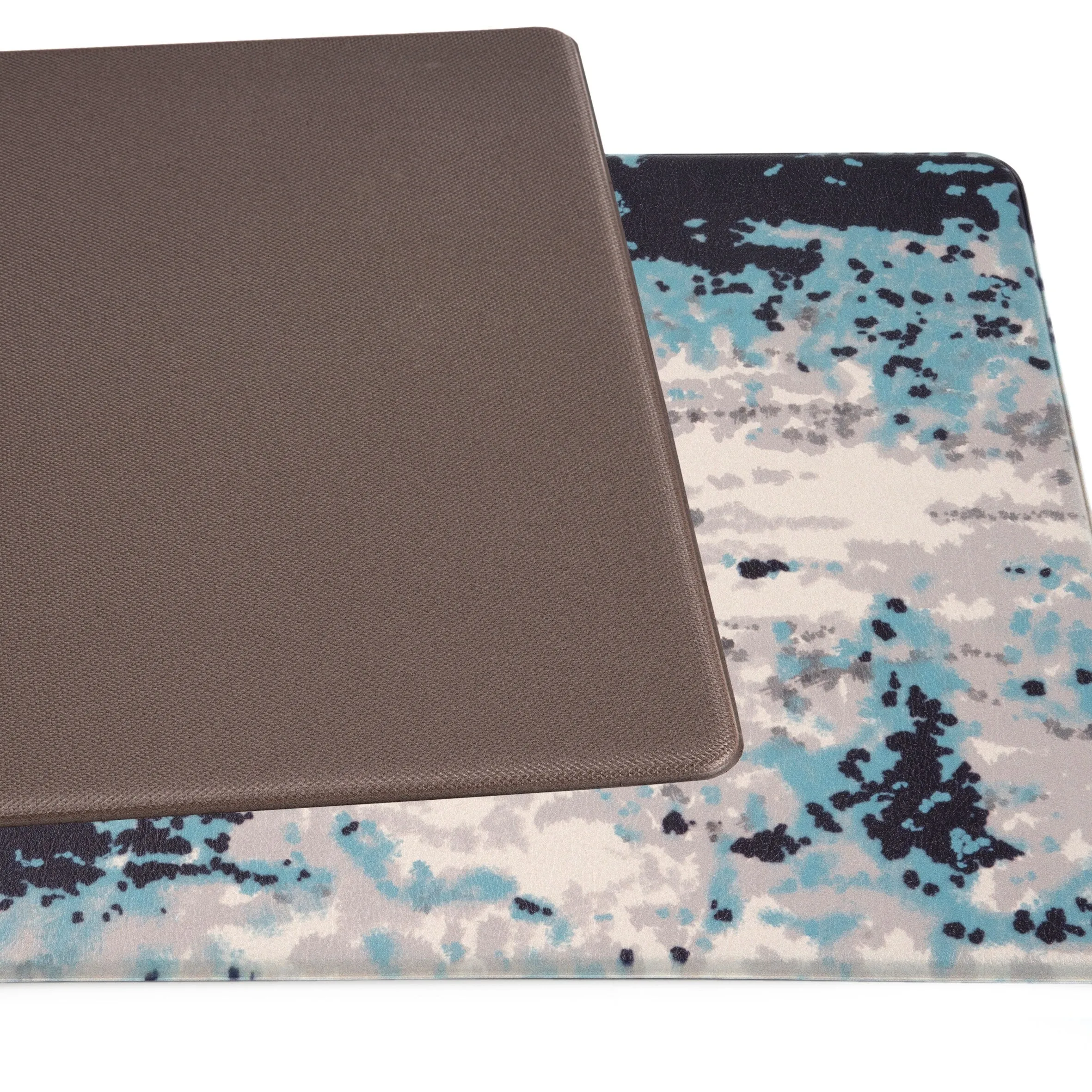 World Rug Gallery Contemporary Abstract Anti Fatigue Standing Mat