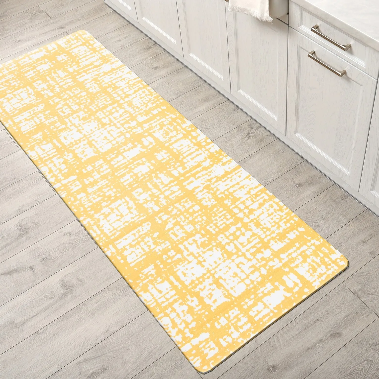 World Rug Gallery Contemporary Abstract Anti-Fatigue Standing Mat