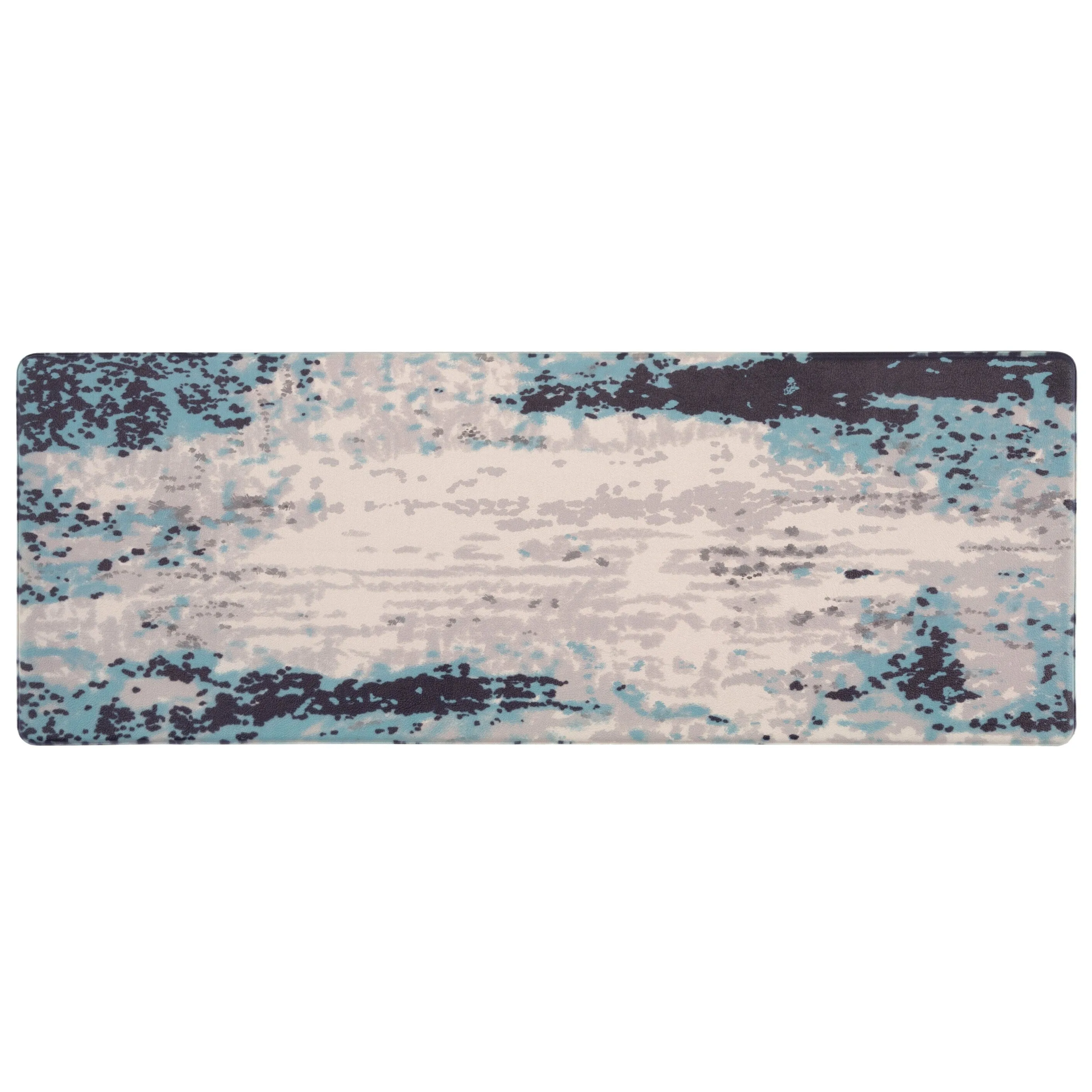 World Rug Gallery Contemporary Abstract Anti Fatigue Standing Mat