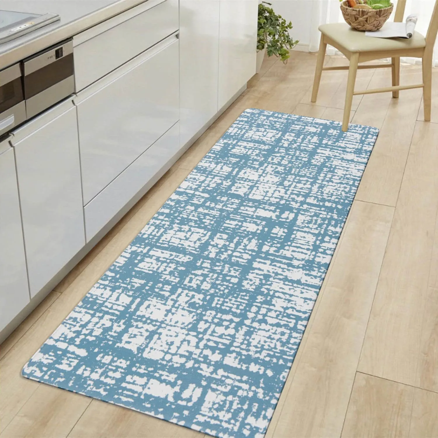 World Rug Gallery Contemporary Abstract Anti-Fatigue Standing Mat