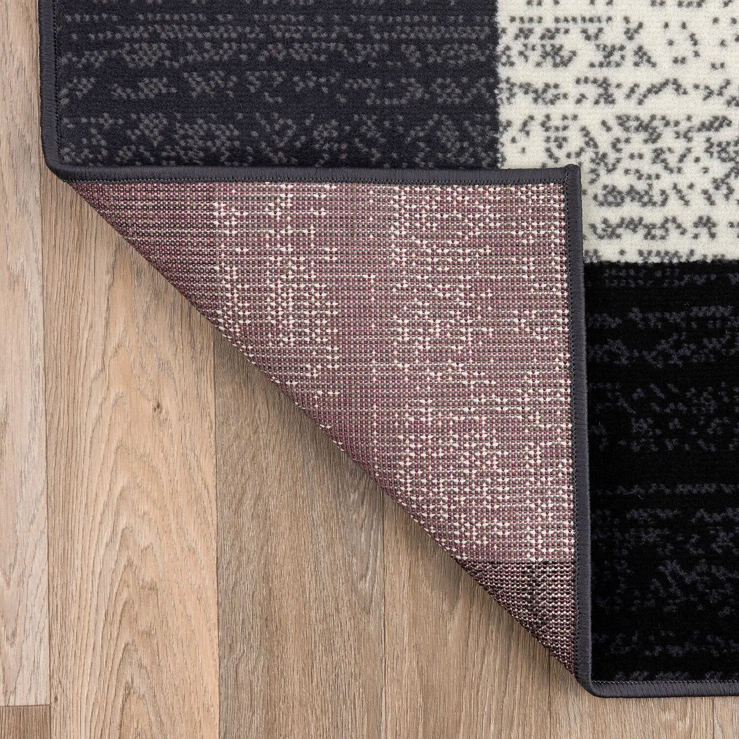 World Rug Gallery Contemporary Distressed Boxes Area Rug