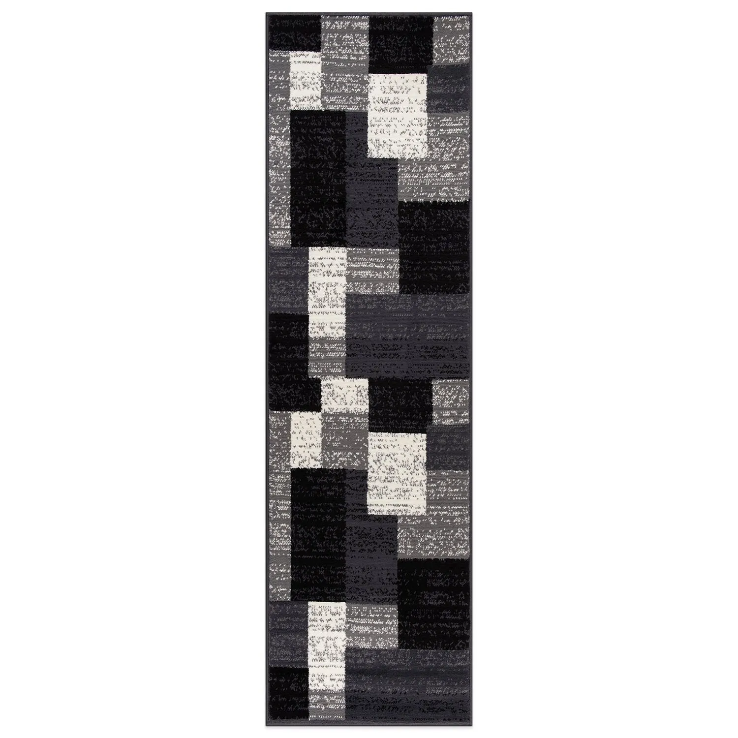 World Rug Gallery Contemporary Distressed Boxes Area Rug