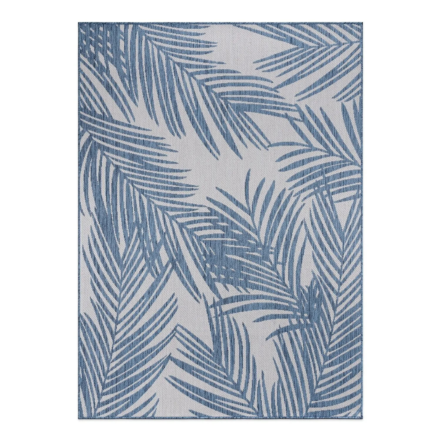 World Rug Gallery Contemporary Distressed Leaves Textured Flat Weave Indoor/Outdoor Area Rug