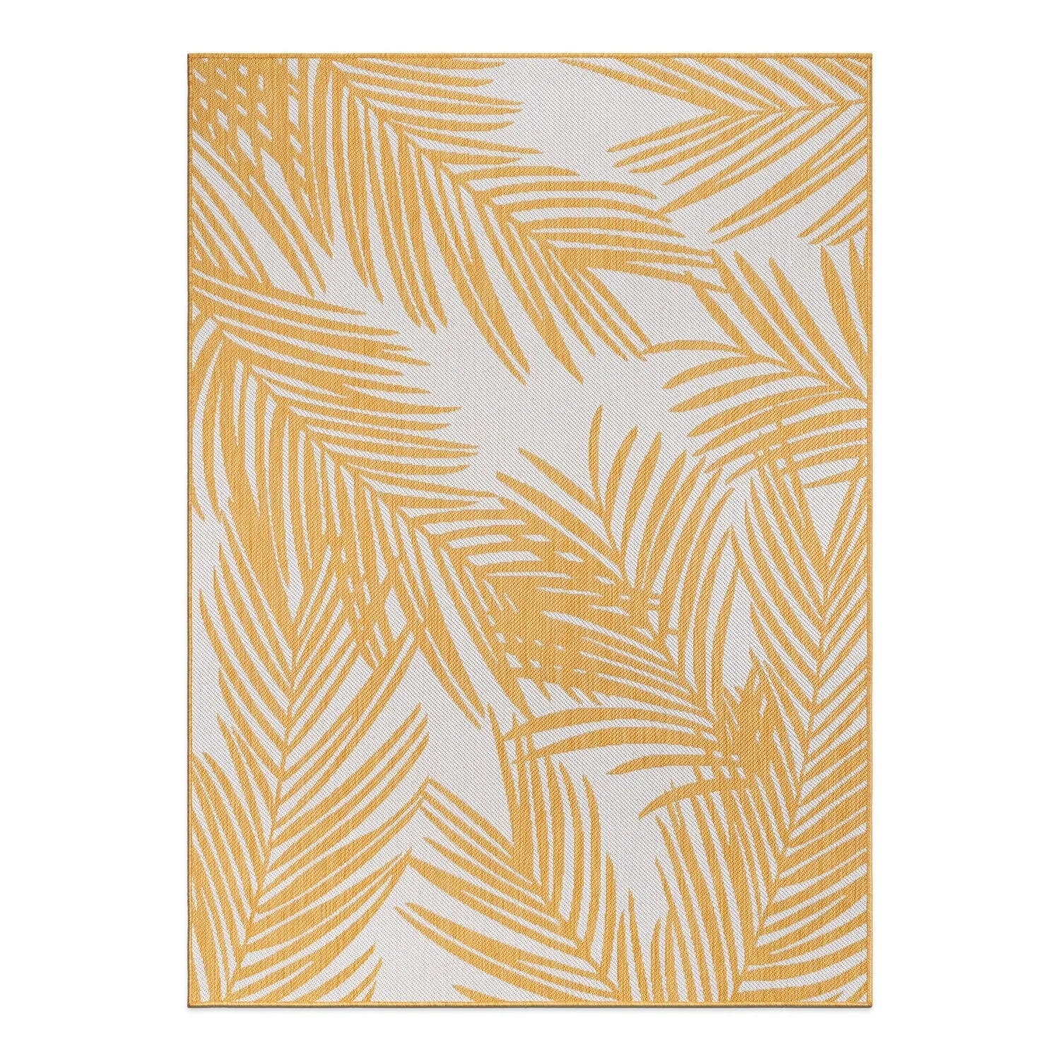 World Rug Gallery Contemporary Distressed Leaves Textured Flat Weave Indoor/Outdoor Area Rug