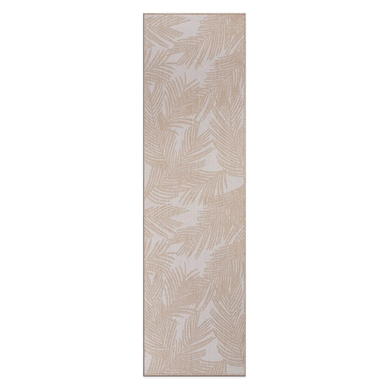 World Rug Gallery Contemporary Distressed Leaves Textured Flat Weave Indoor/Outdoor Area Rug