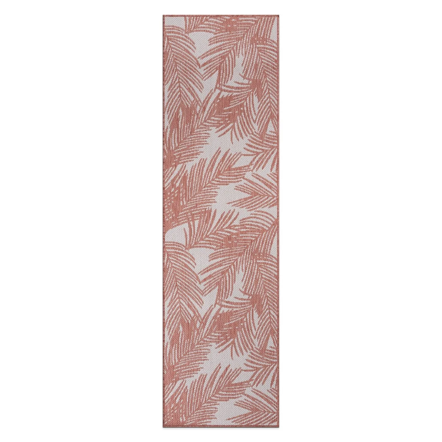 World Rug Gallery Contemporary Distressed Leaves Textured Flat Weave Indoor/Outdoor Area Rug
