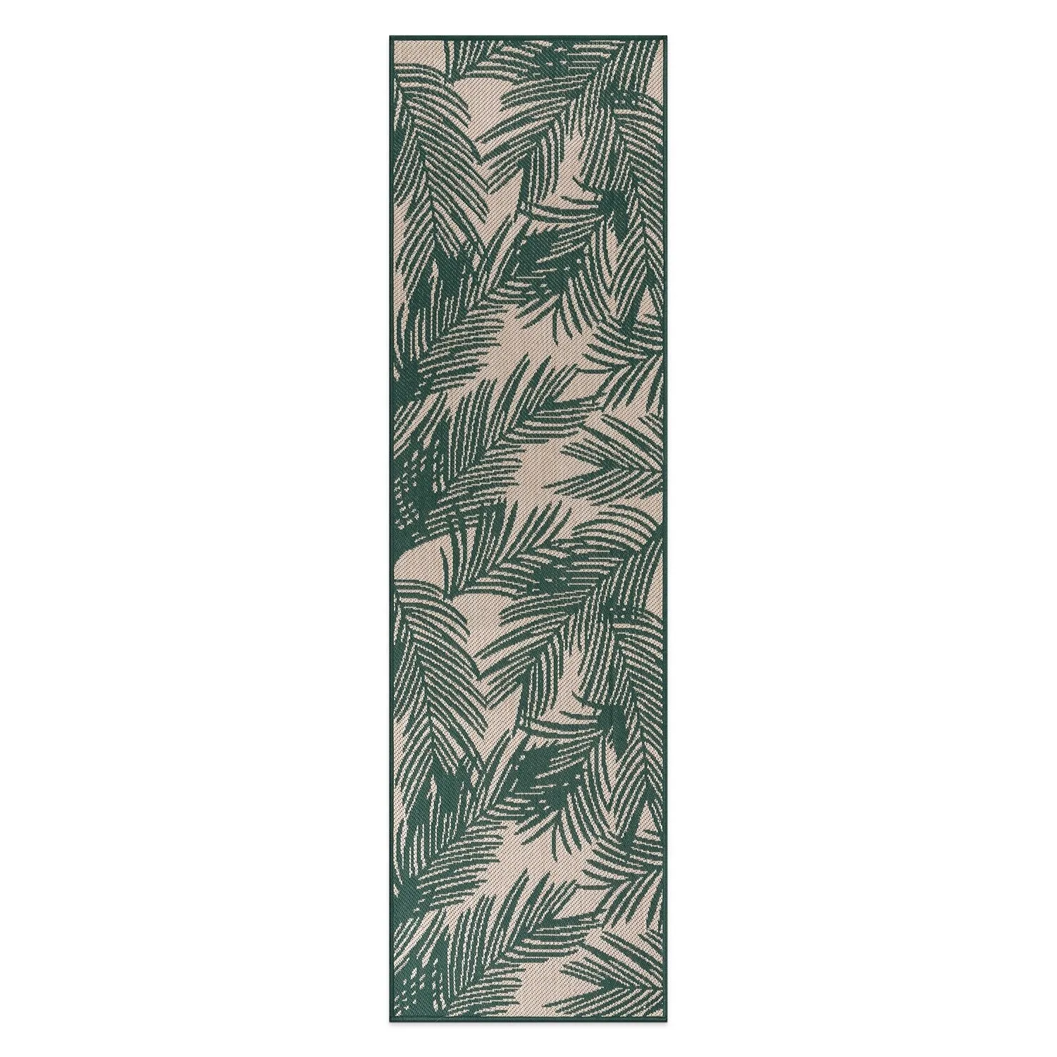 World Rug Gallery Contemporary Distressed Leaves Textured Flat Weave Indoor/Outdoor Area Rug
