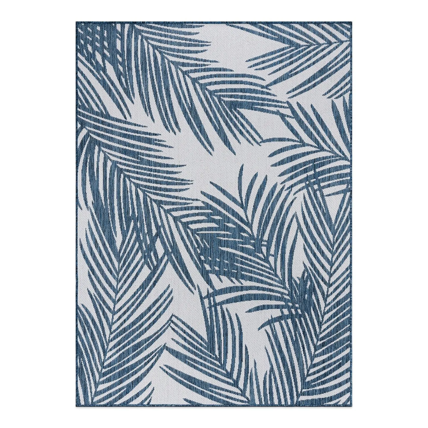World Rug Gallery Contemporary Distressed Leaves Textured Flat Weave Indoor/Outdoor Area Rug