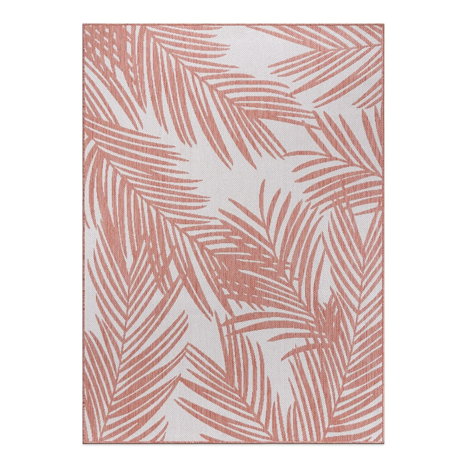 World Rug Gallery Contemporary Distressed Leaves Textured Flat Weave Indoor/Outdoor Area Rug