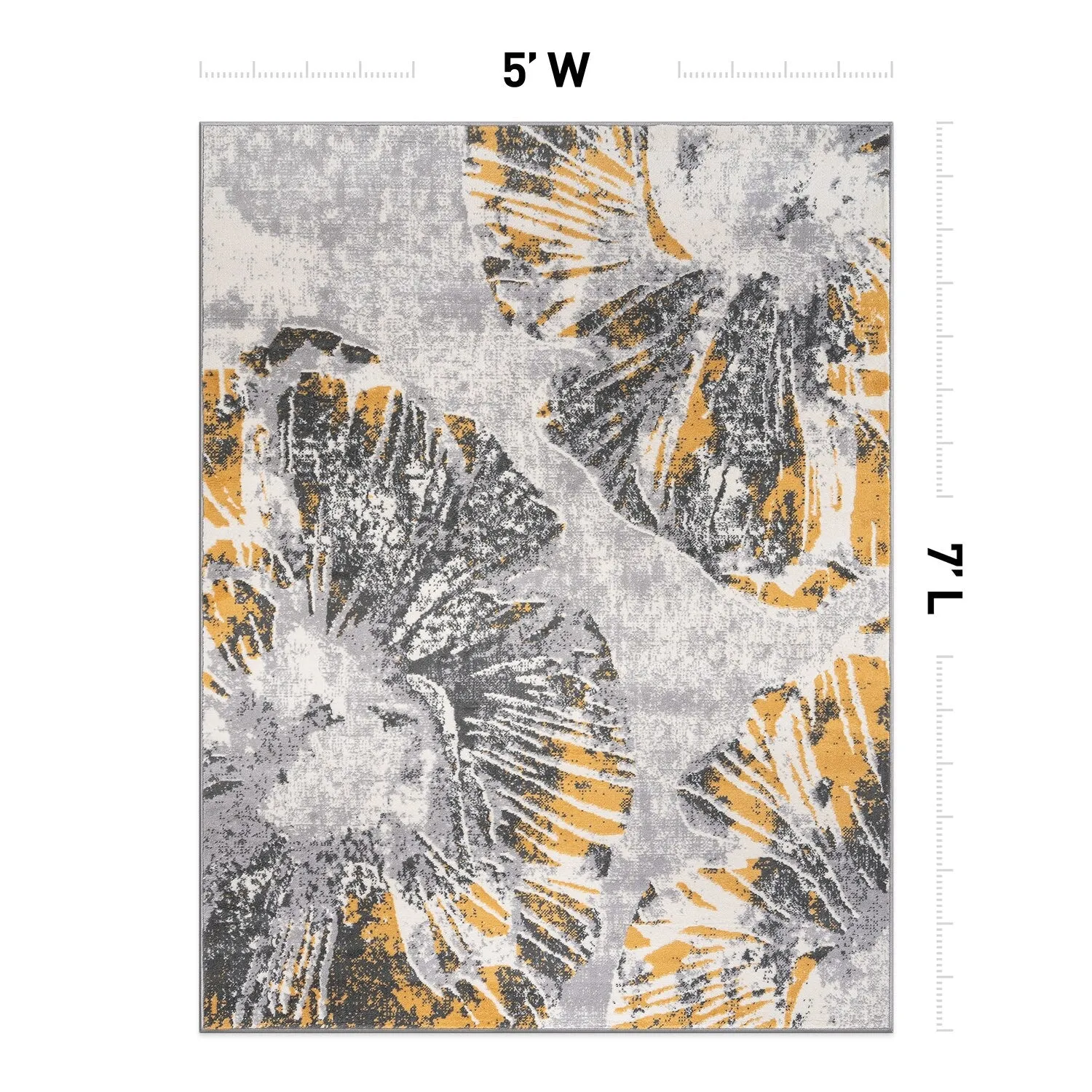 World Rug Gallery Contemporary Floral Area Rug