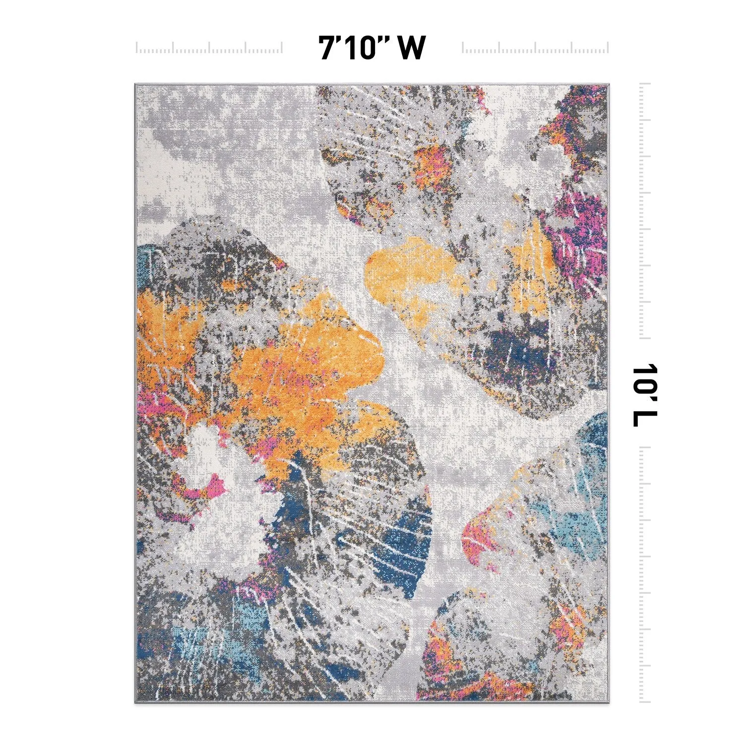 World Rug Gallery Contemporary Floral Area Rug