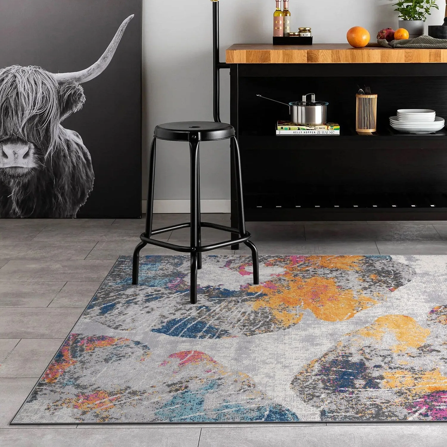 World Rug Gallery Contemporary Floral Area Rug