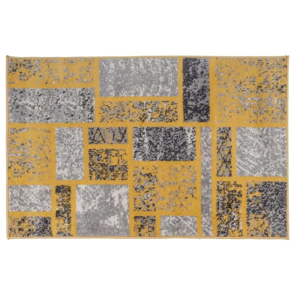 World Rug Gallery Contemporary Modern Boxes Design Area Rug