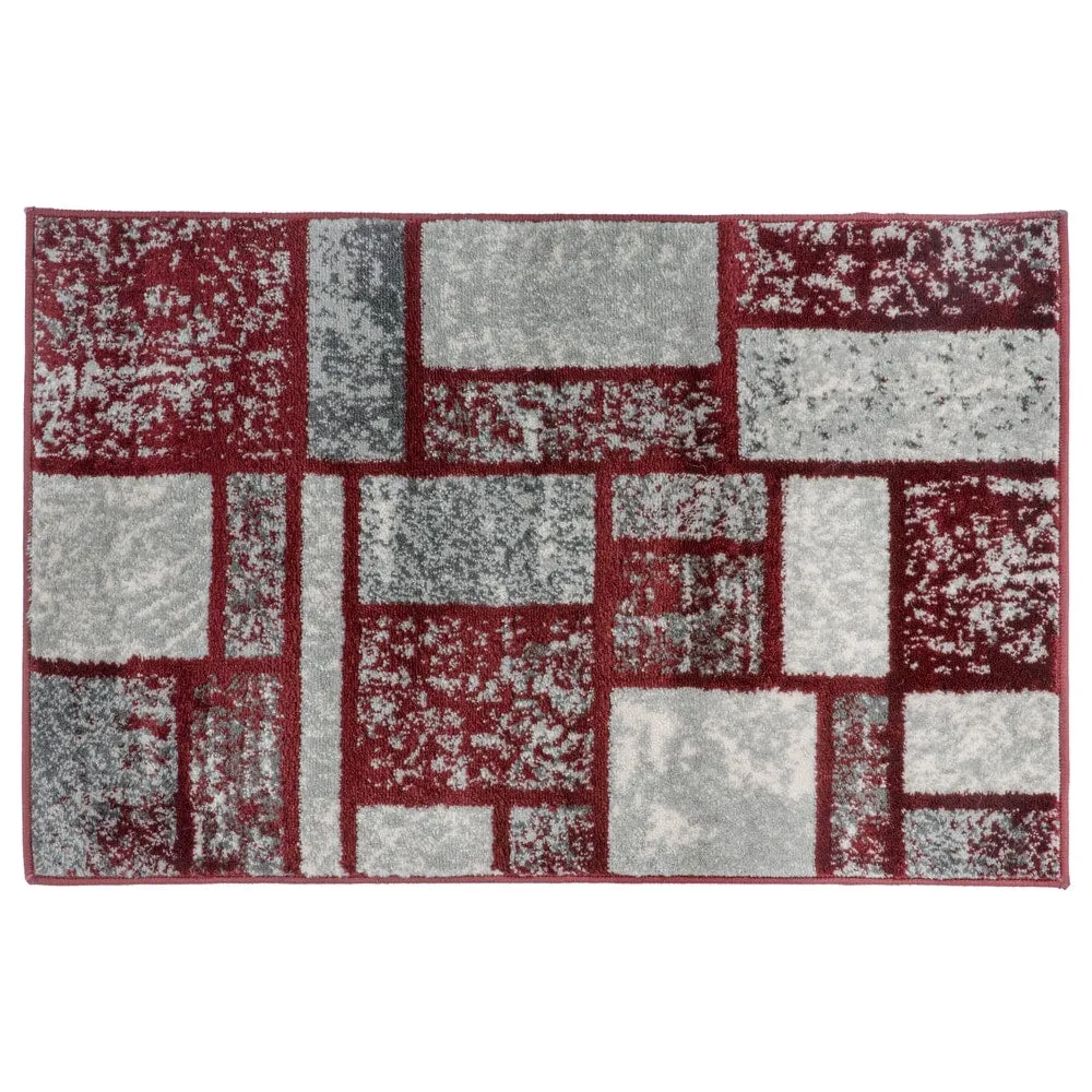 World Rug Gallery Contemporary Modern Boxes Design Area Rug