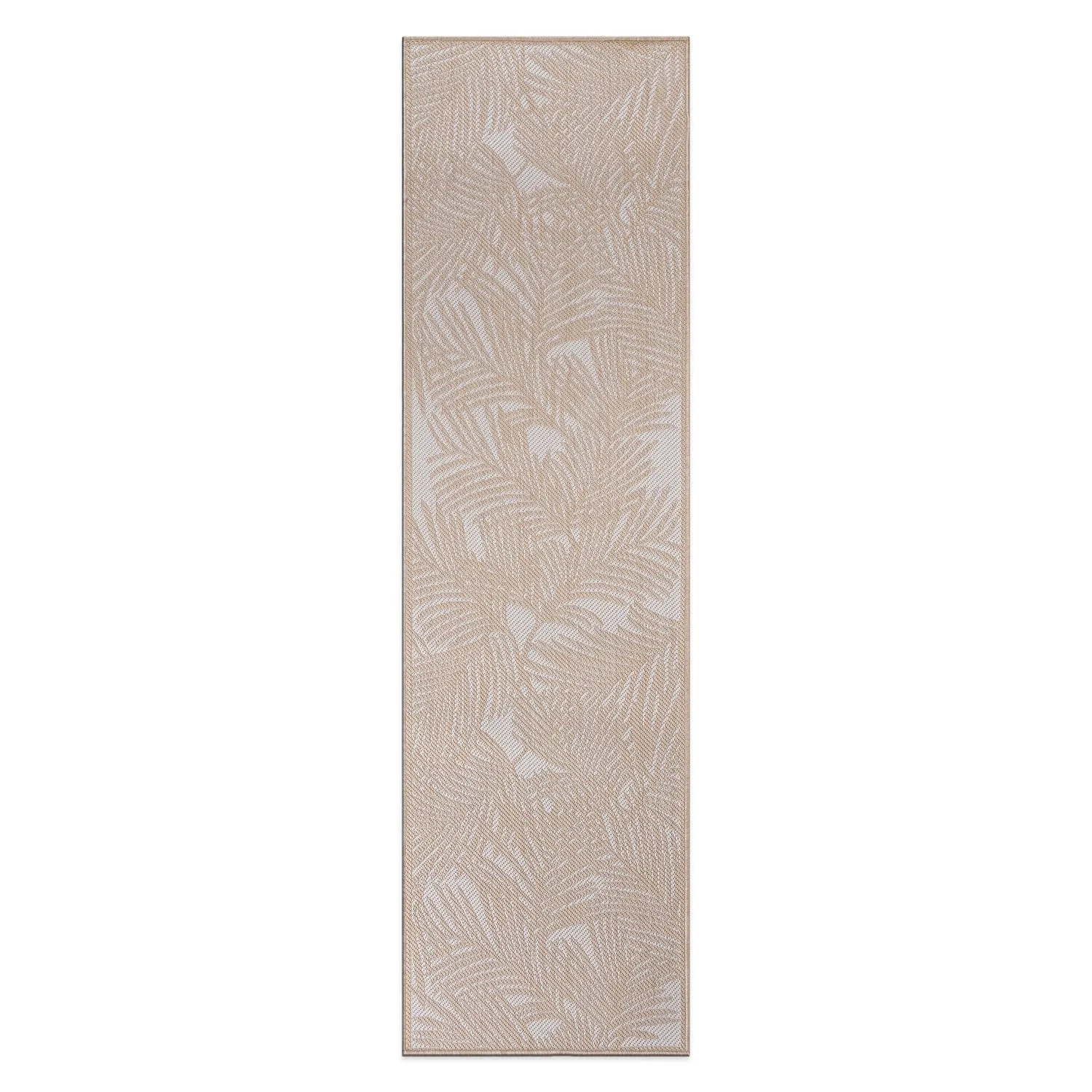 World Rug Gallery Contemporary Palm Leaf Textured Flat Weave Indoor/Outdoor Area Rug