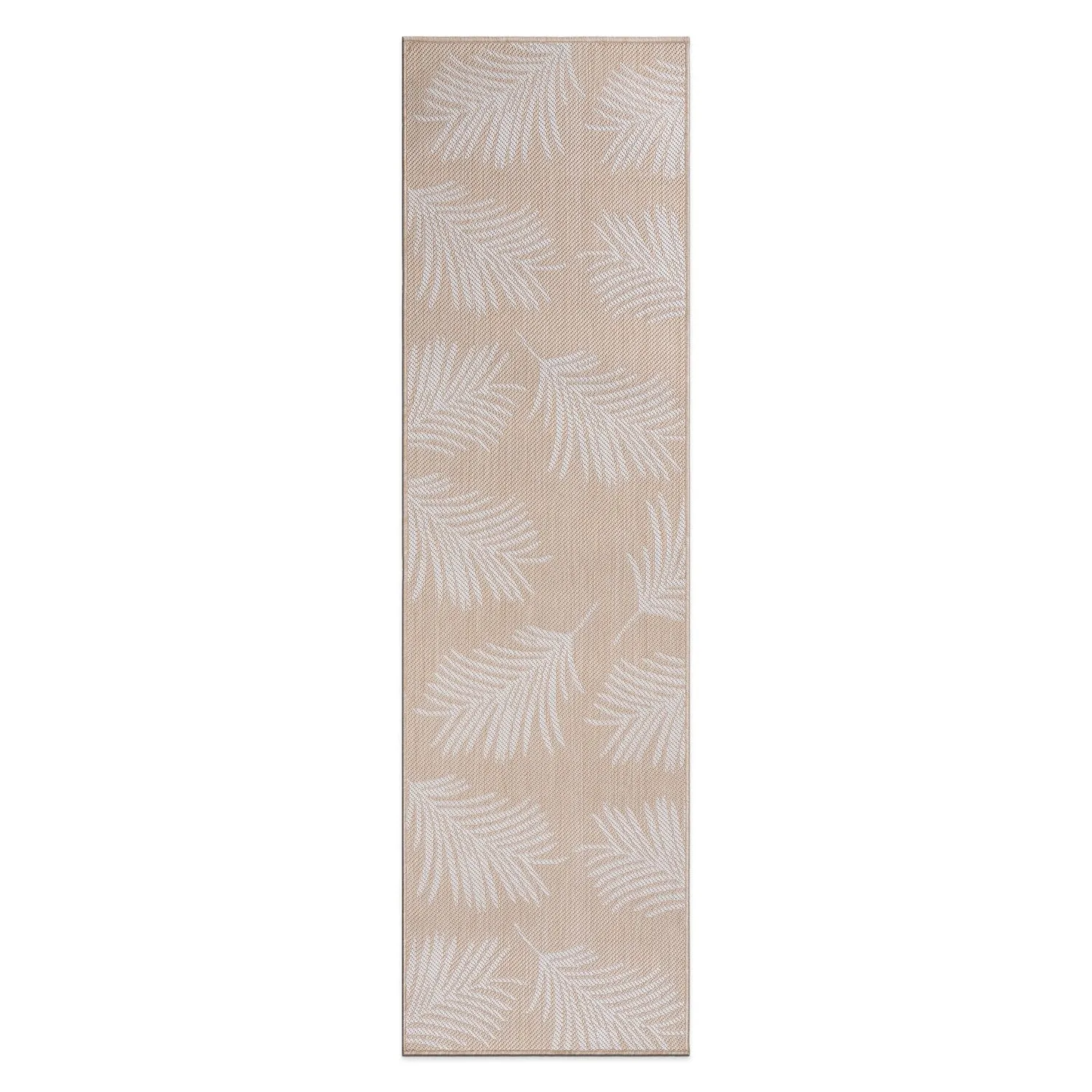 World Rug Gallery Contemporary Palm Leaves Textured Flat Weave Indoor/Outdoor Area Rug