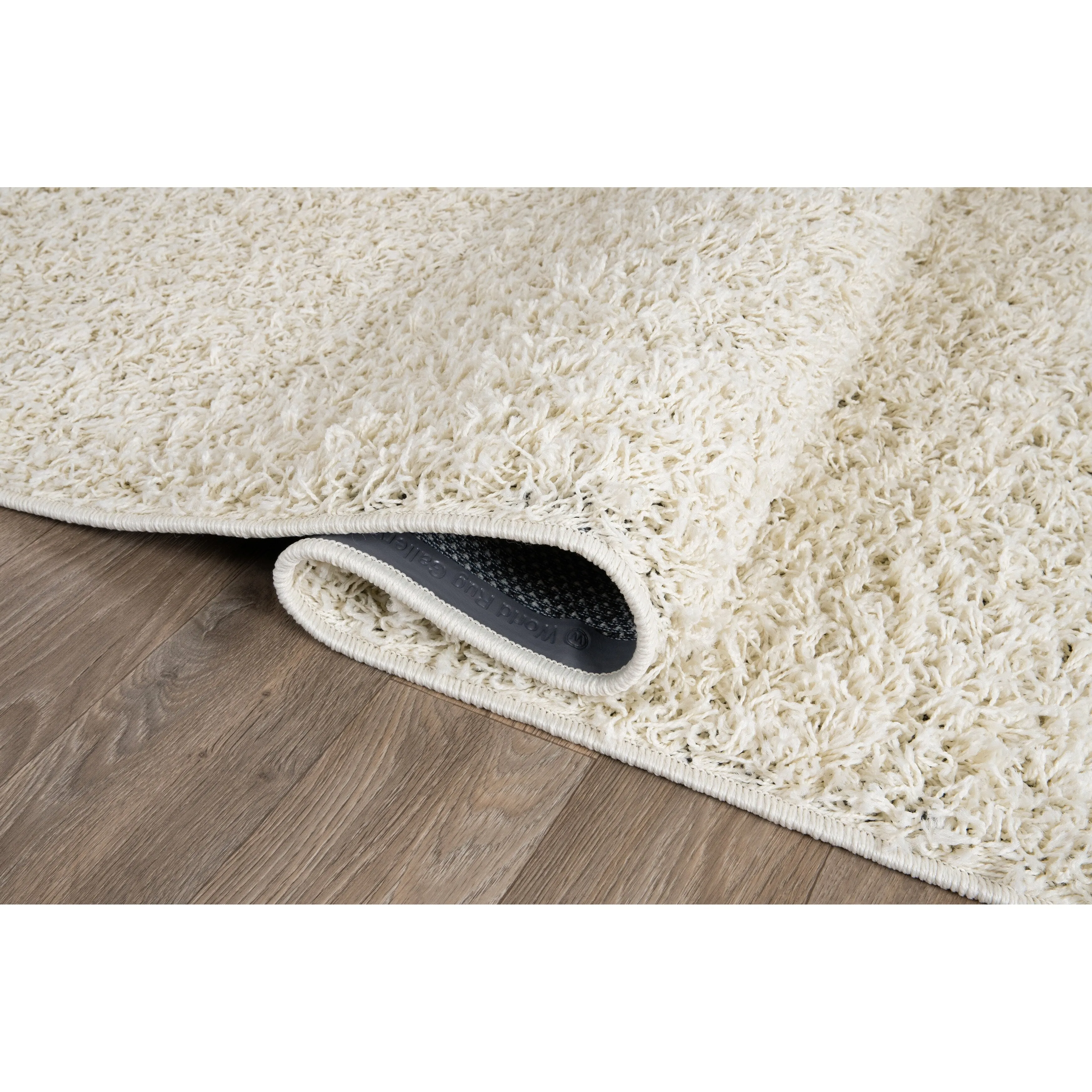 World Rug Gallery Contemporary Solid Cozy Plush Shag Area Rug