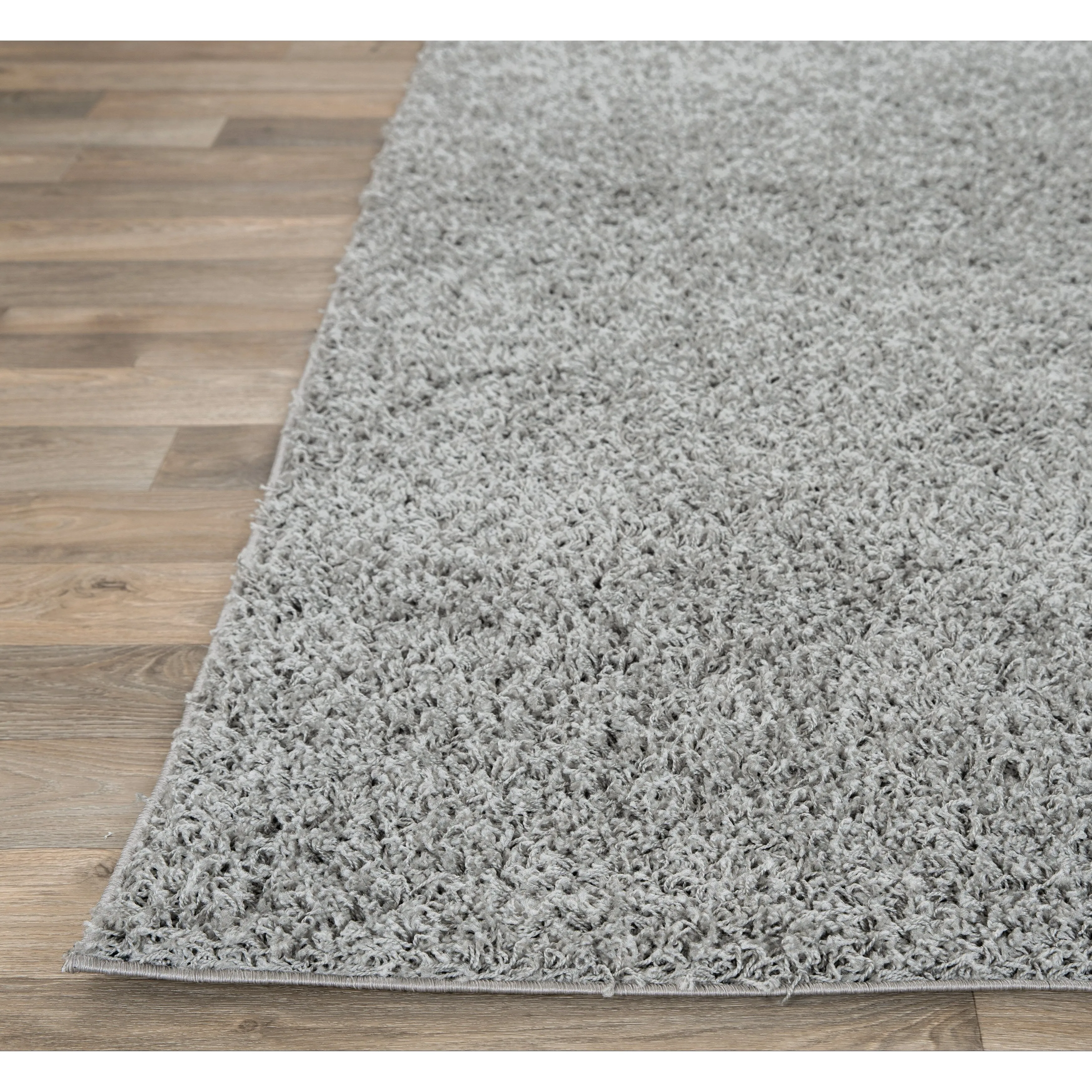 World Rug Gallery Contemporary Solid Cozy Plush Shag Area Rug