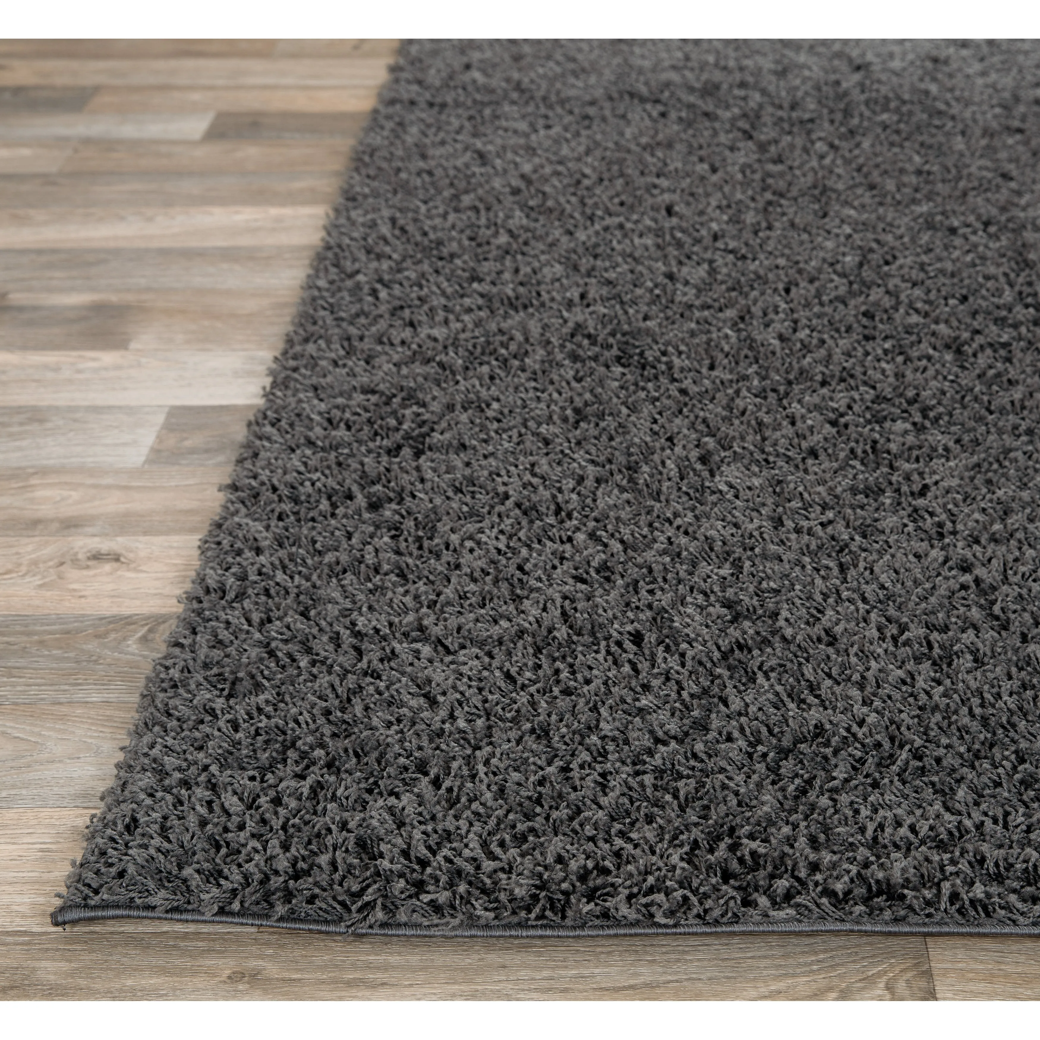 World Rug Gallery Contemporary Solid Cozy Plush Shag Area Rug