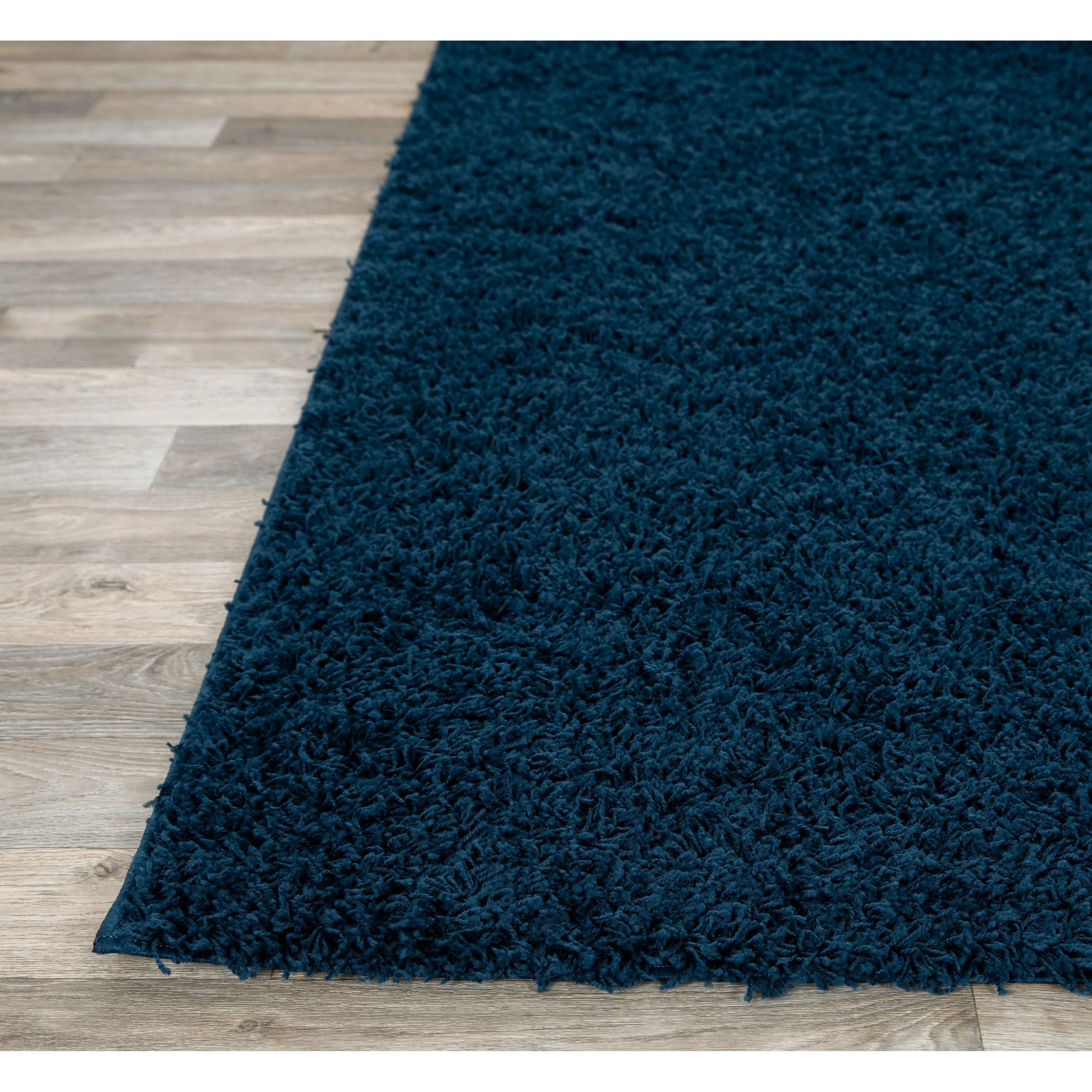 World Rug Gallery Contemporary Solid Cozy Plush Shag Area Rug