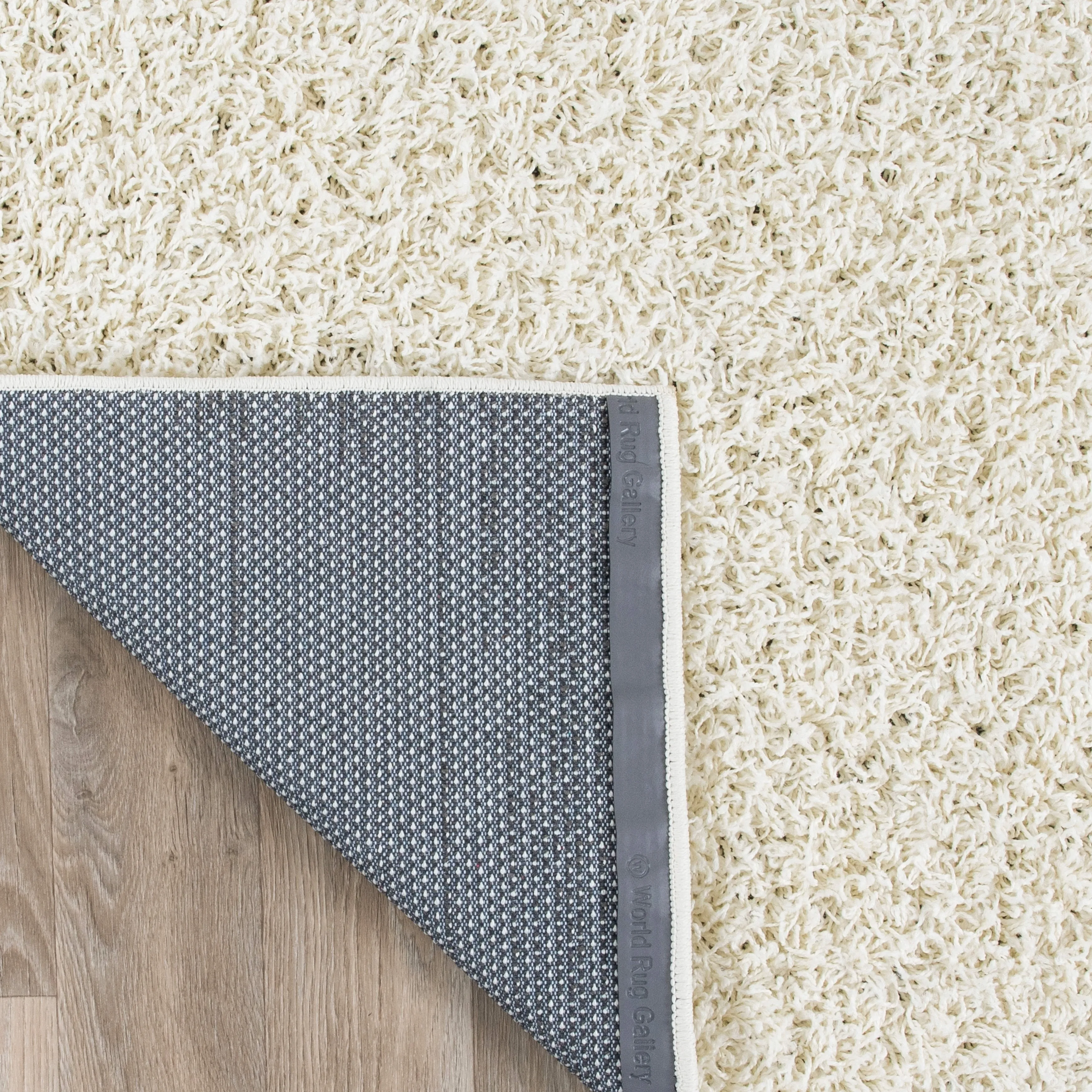 World Rug Gallery Contemporary Solid Cozy Plush Shag Area Rug