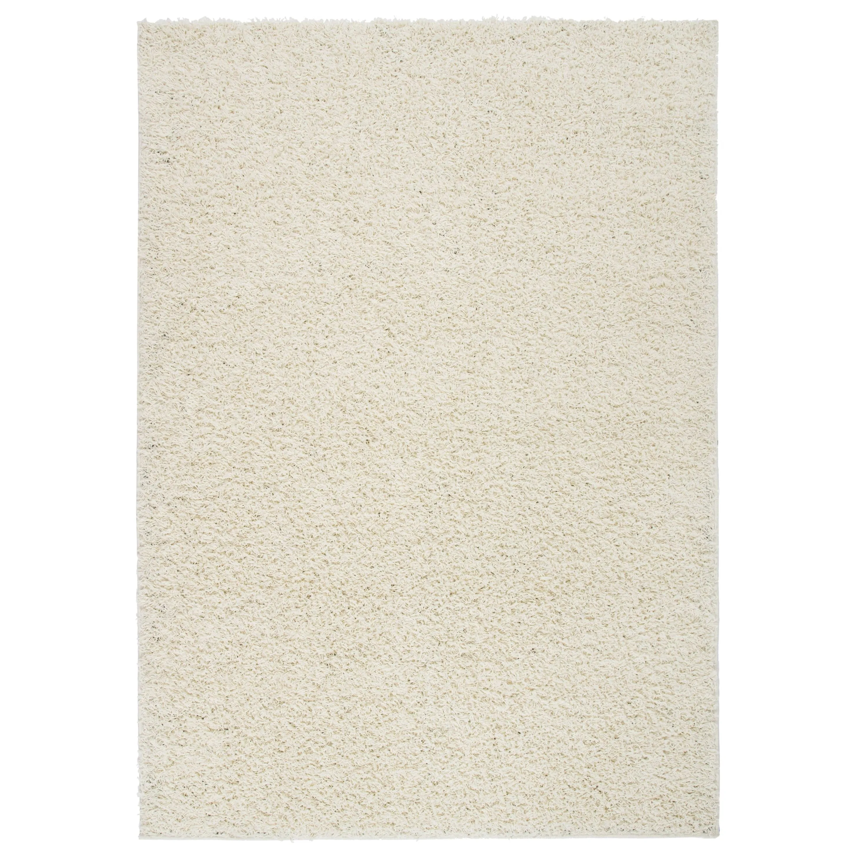 World Rug Gallery Contemporary Solid Cozy Plush Shag Area Rug