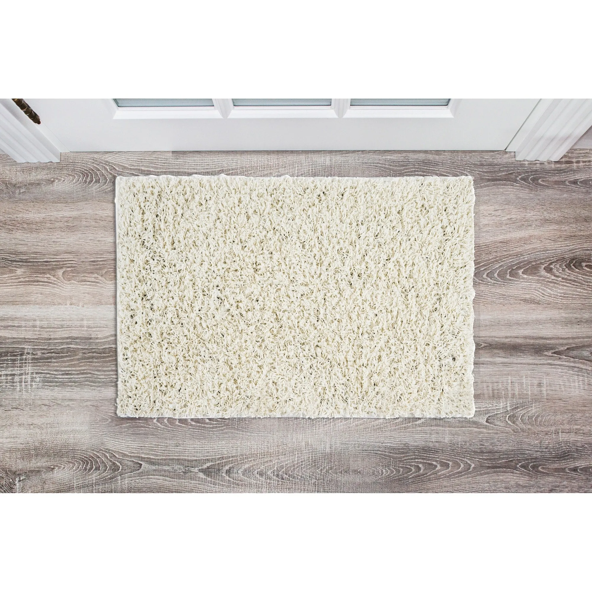 World Rug Gallery Contemporary Solid Cozy Plush Shag Area Rug