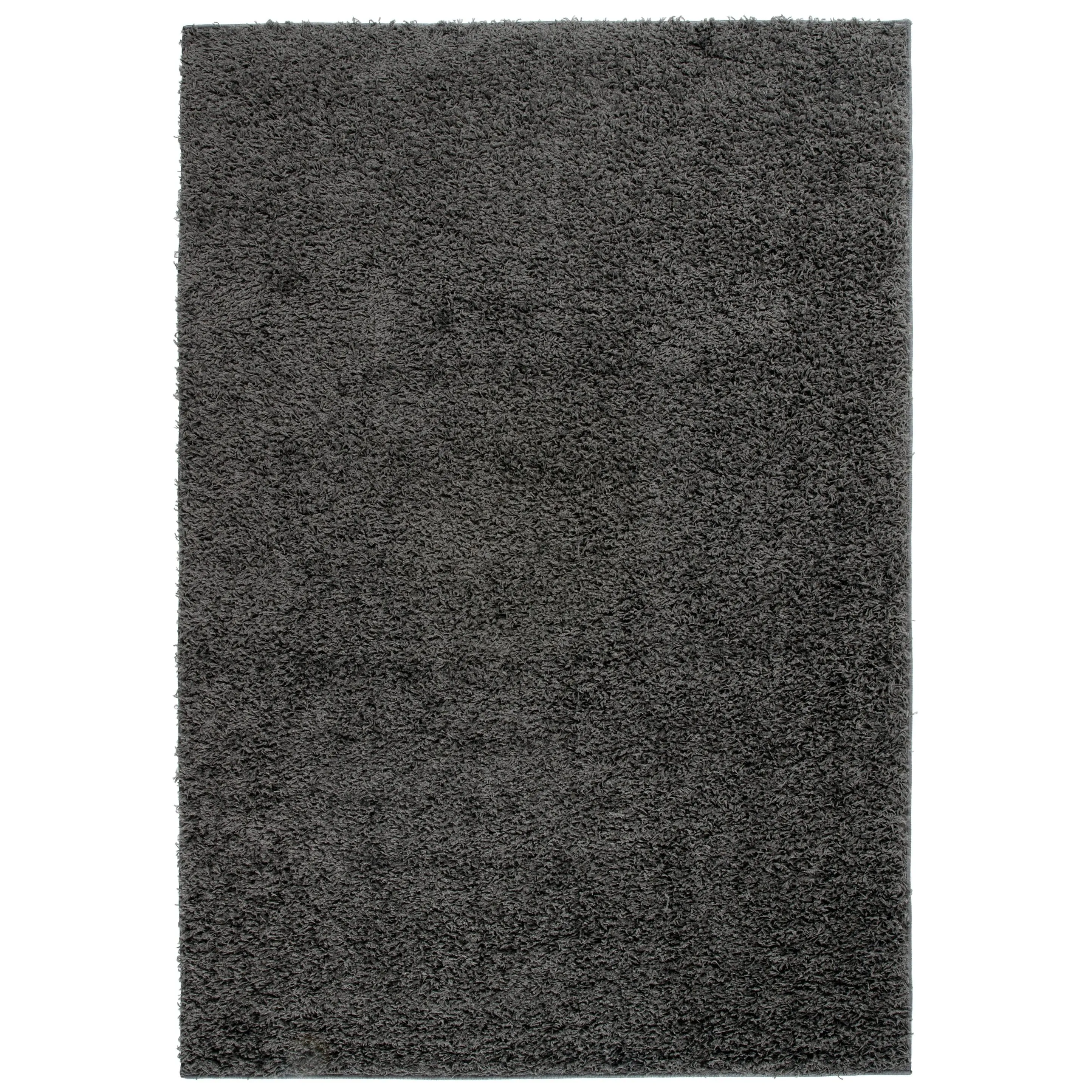 World Rug Gallery Contemporary Solid Cozy Plush Shag Area Rug
