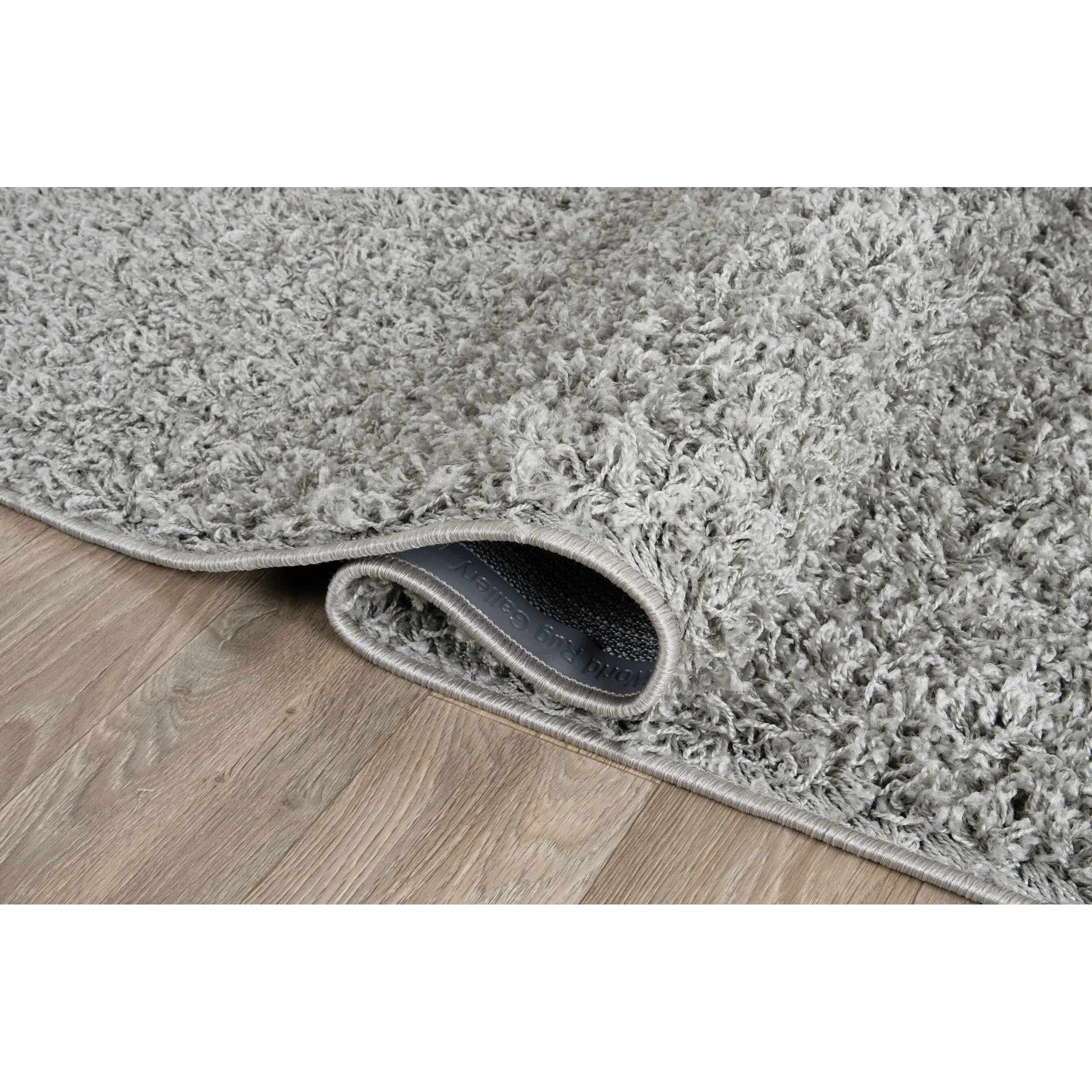 World Rug Gallery Contemporary Solid Cozy Plush Shag Area Rug