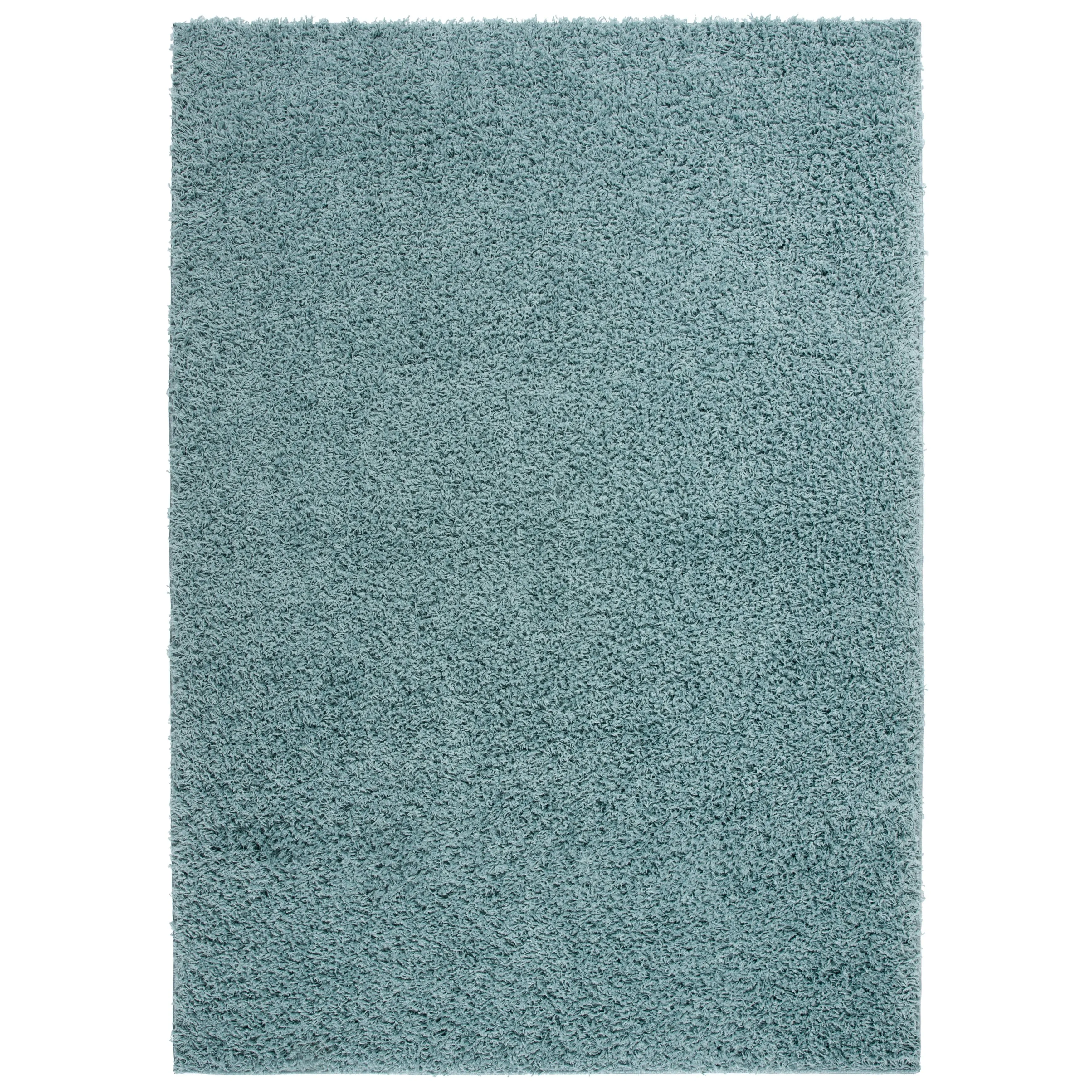 World Rug Gallery Contemporary Solid Cozy Plush Shag Area Rug
