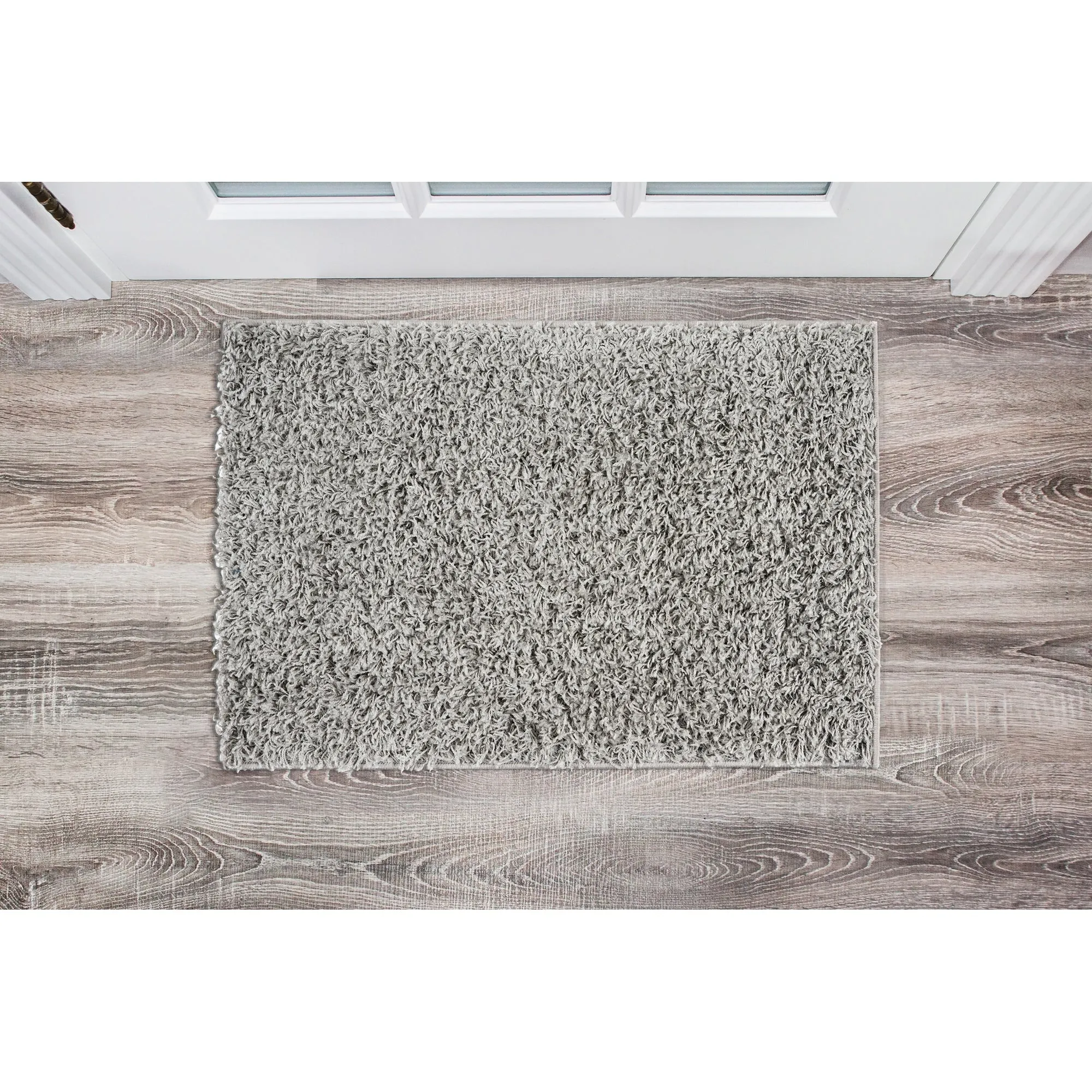 World Rug Gallery Contemporary Solid Cozy Plush Shag Area Rug
