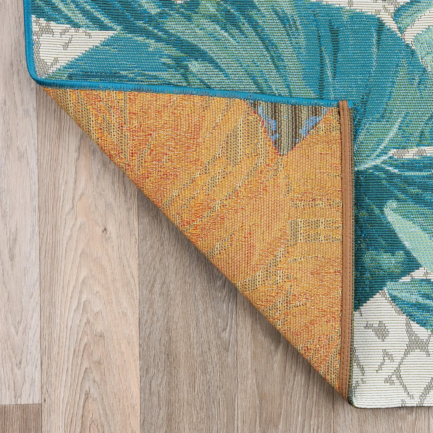 World Rug Gallery Contemporary Tropical Floral Indoor/Outdoor Area Rug