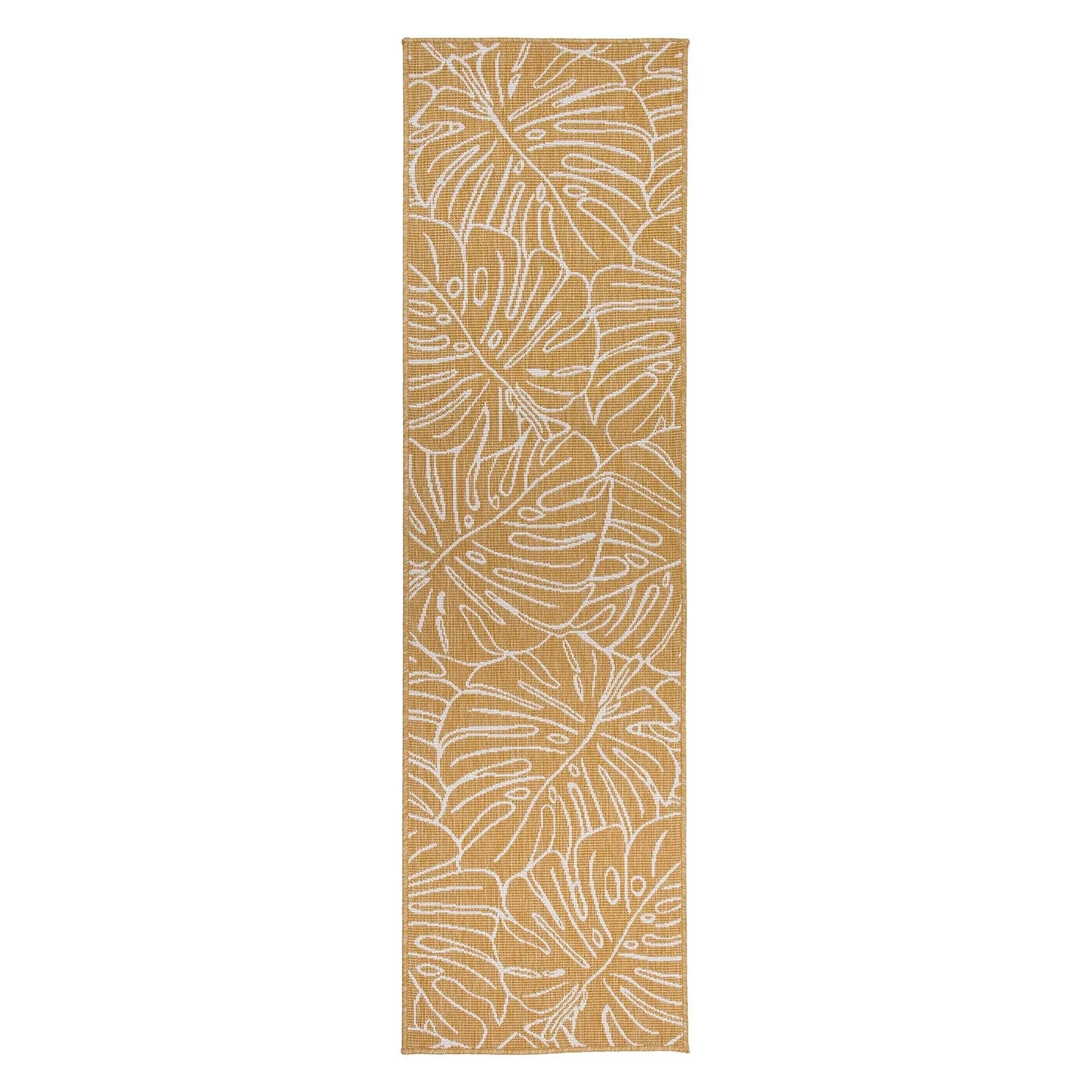 World Rug Gallery Contemporary Tropical Leaves Indoor/Outdoor Area Rug